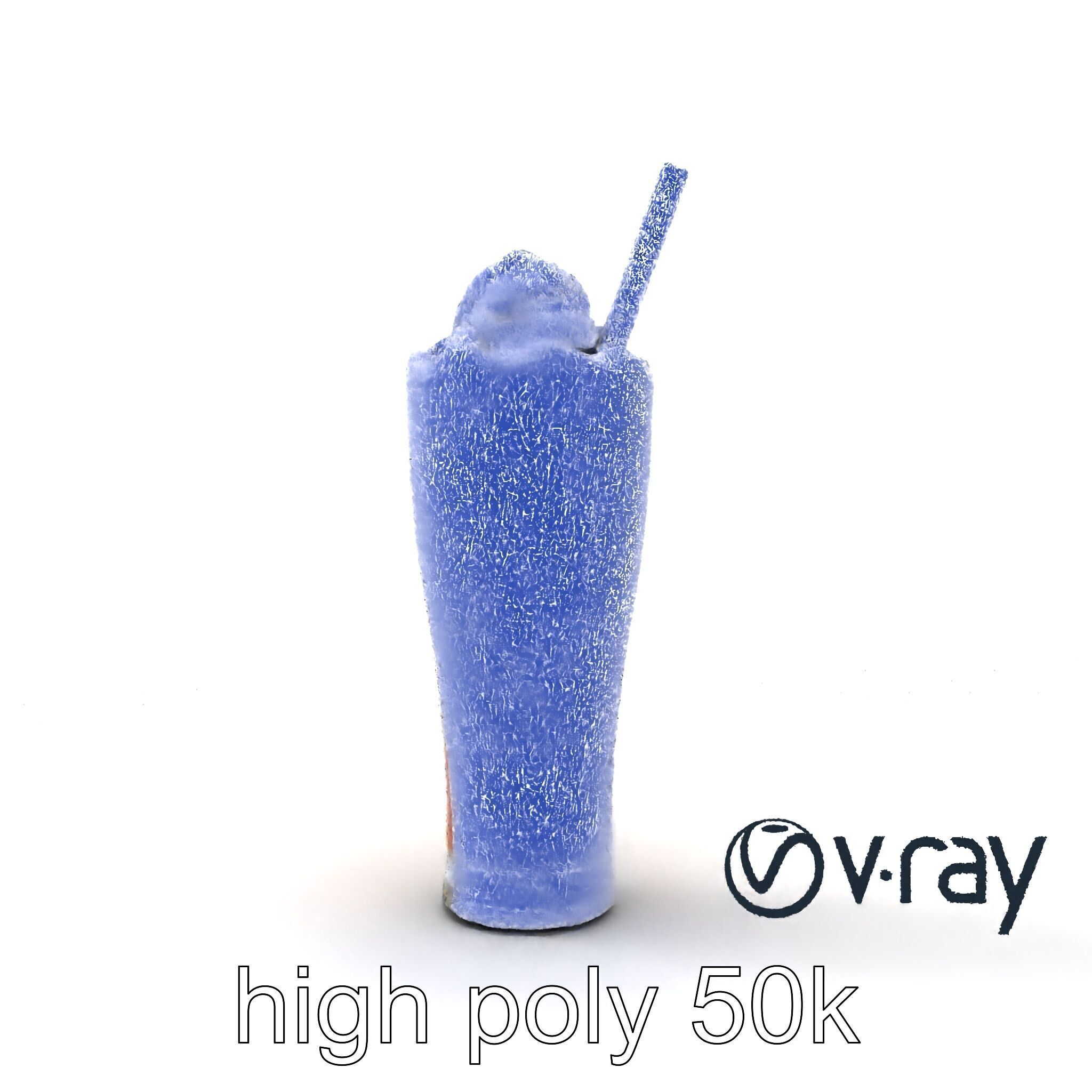 Root Beer Float Glass model pack Low-poly 3D model_32