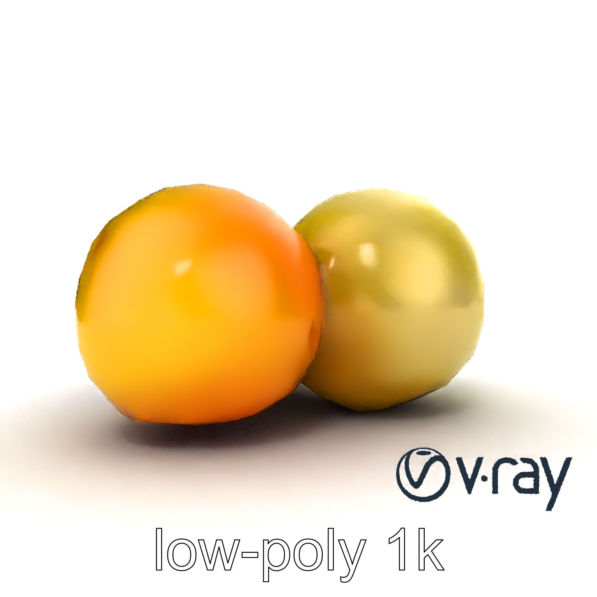 Exotic Mochi Ice Cream Trio Model Pack Low-poly 3D model_30