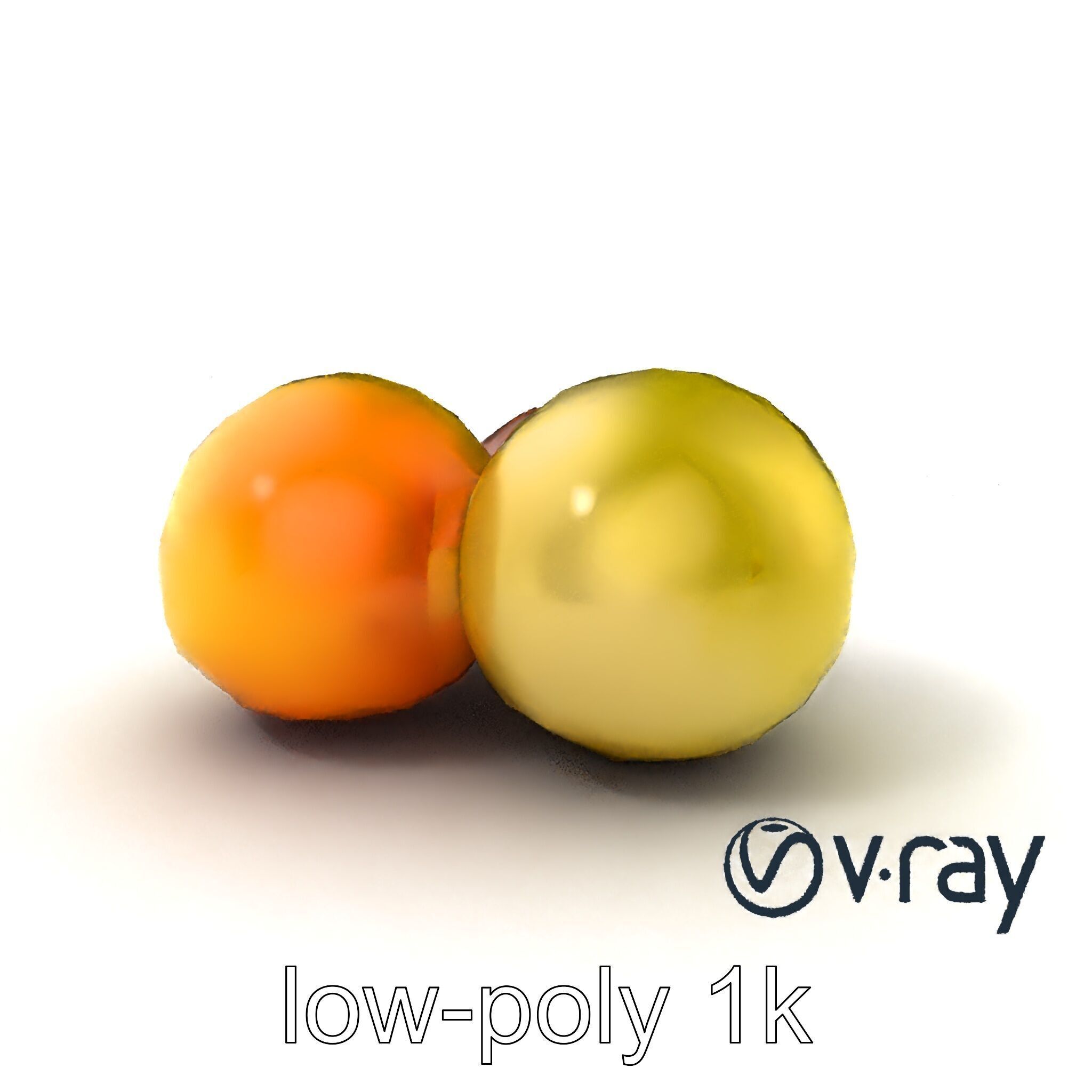 Exotic Mochi Ice Cream Trio Model Pack Low-poly 3D model_5