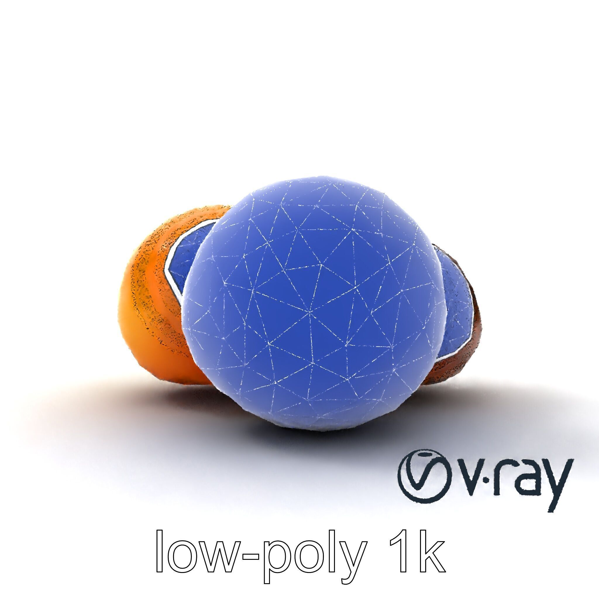 Exotic Mochi Ice Cream Trio Model Pack Low-poly 3D model_26