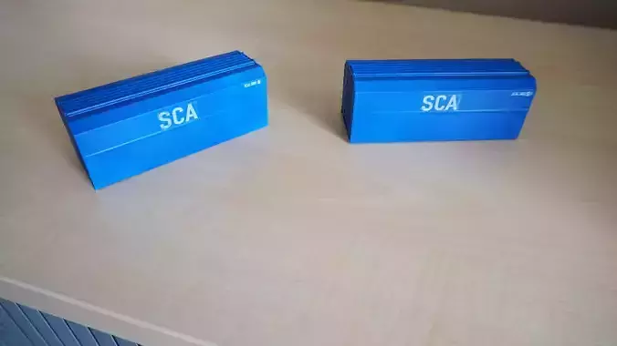 Pre supported H0 1 87 scale SCA cargo platform for Sgnss 60