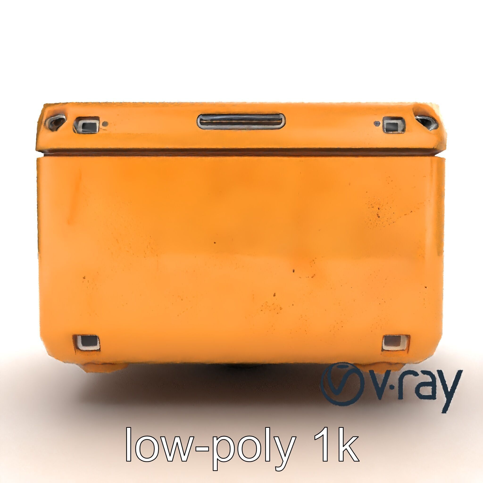 Futuristic Storage Box Design model pack Low-poly 3D model_21