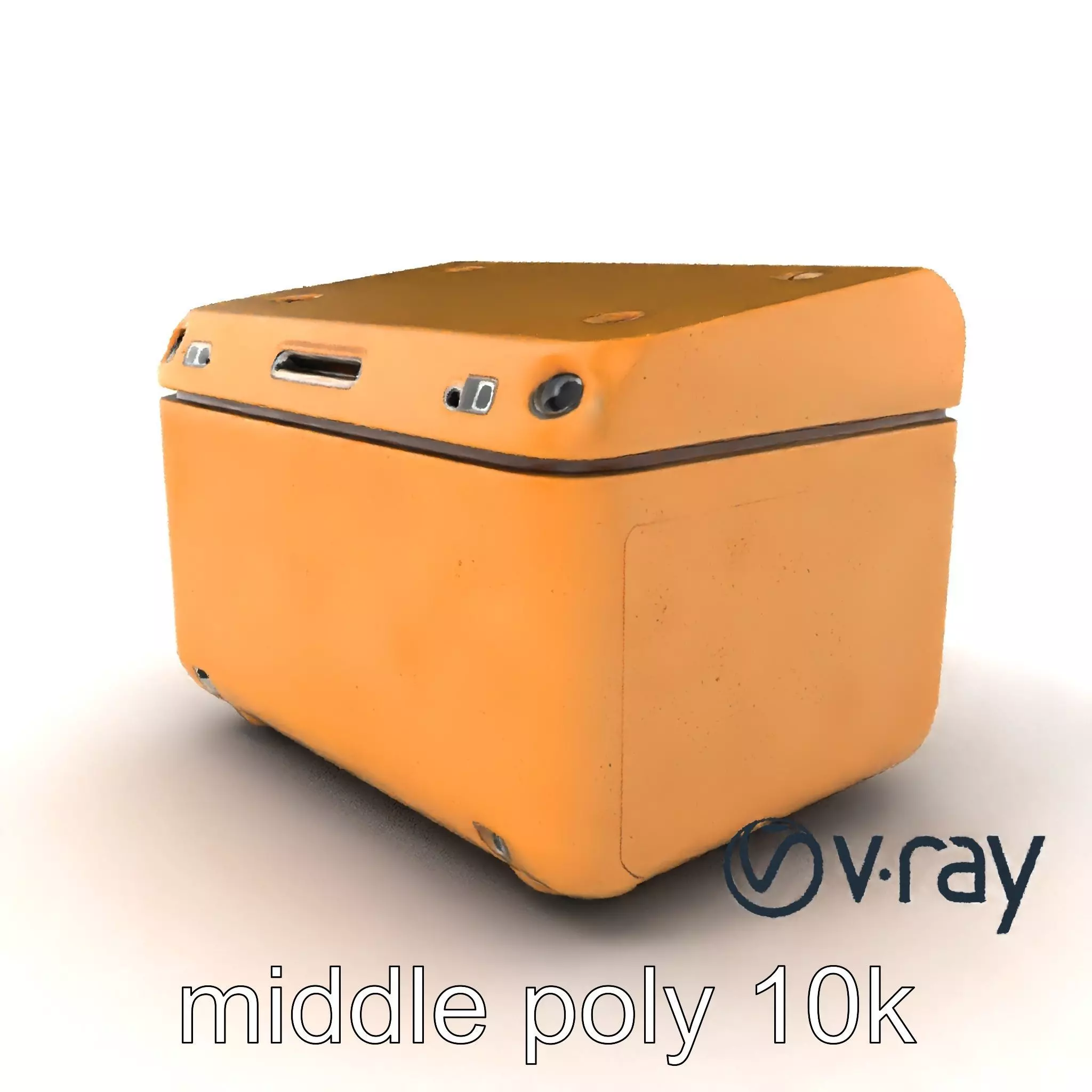 Futuristic Storage Box Design model pack Low-poly 3D model_0