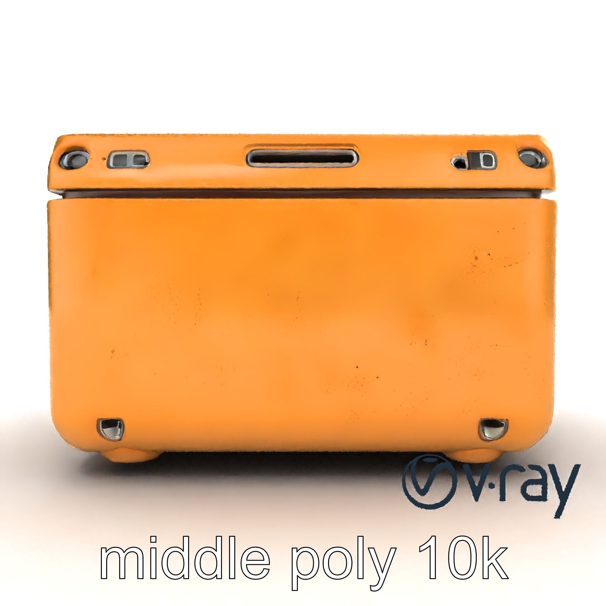 Futuristic Storage Box Design model pack Low-poly 3D model_25