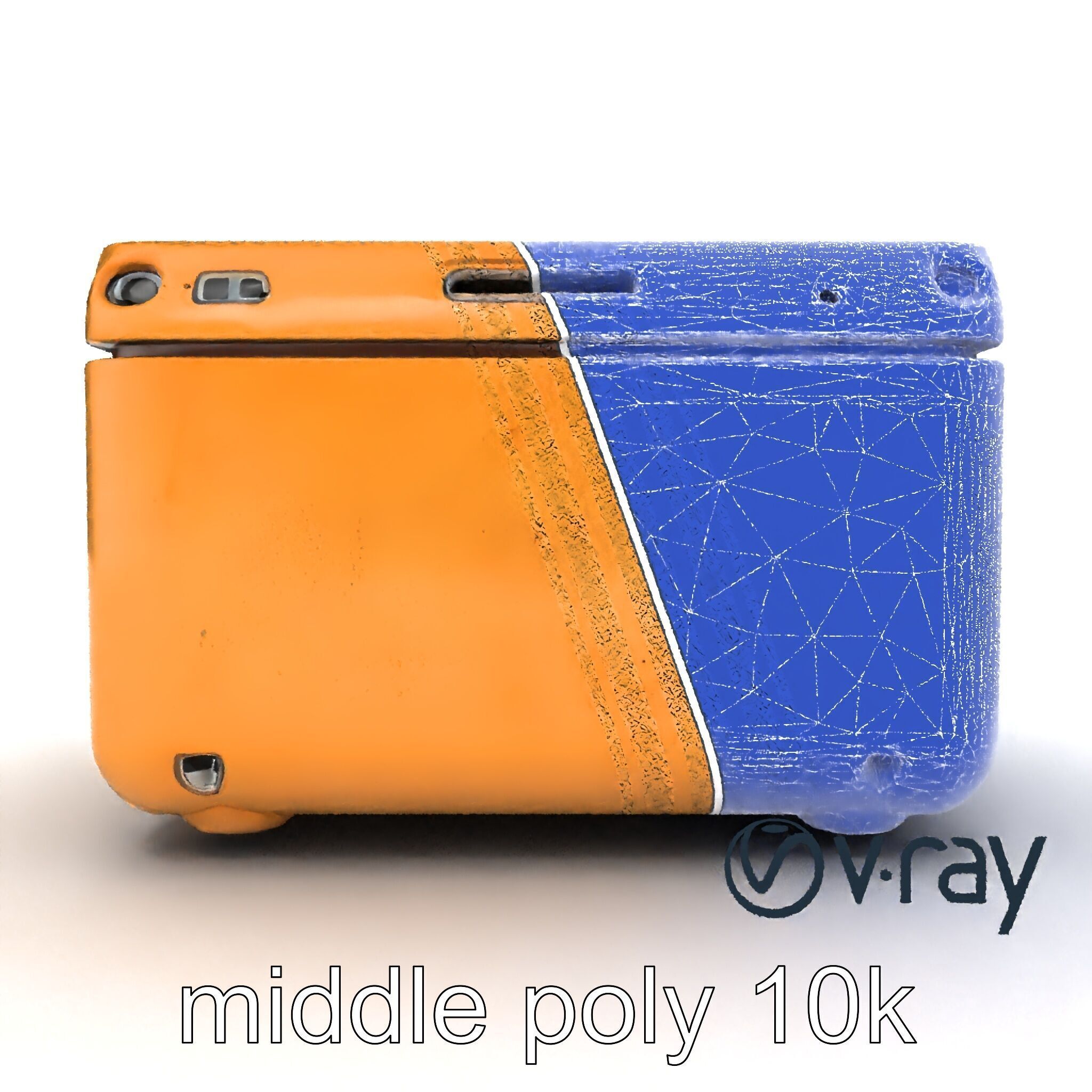 Futuristic Storage Box Design model pack Low-poly 3D model_24