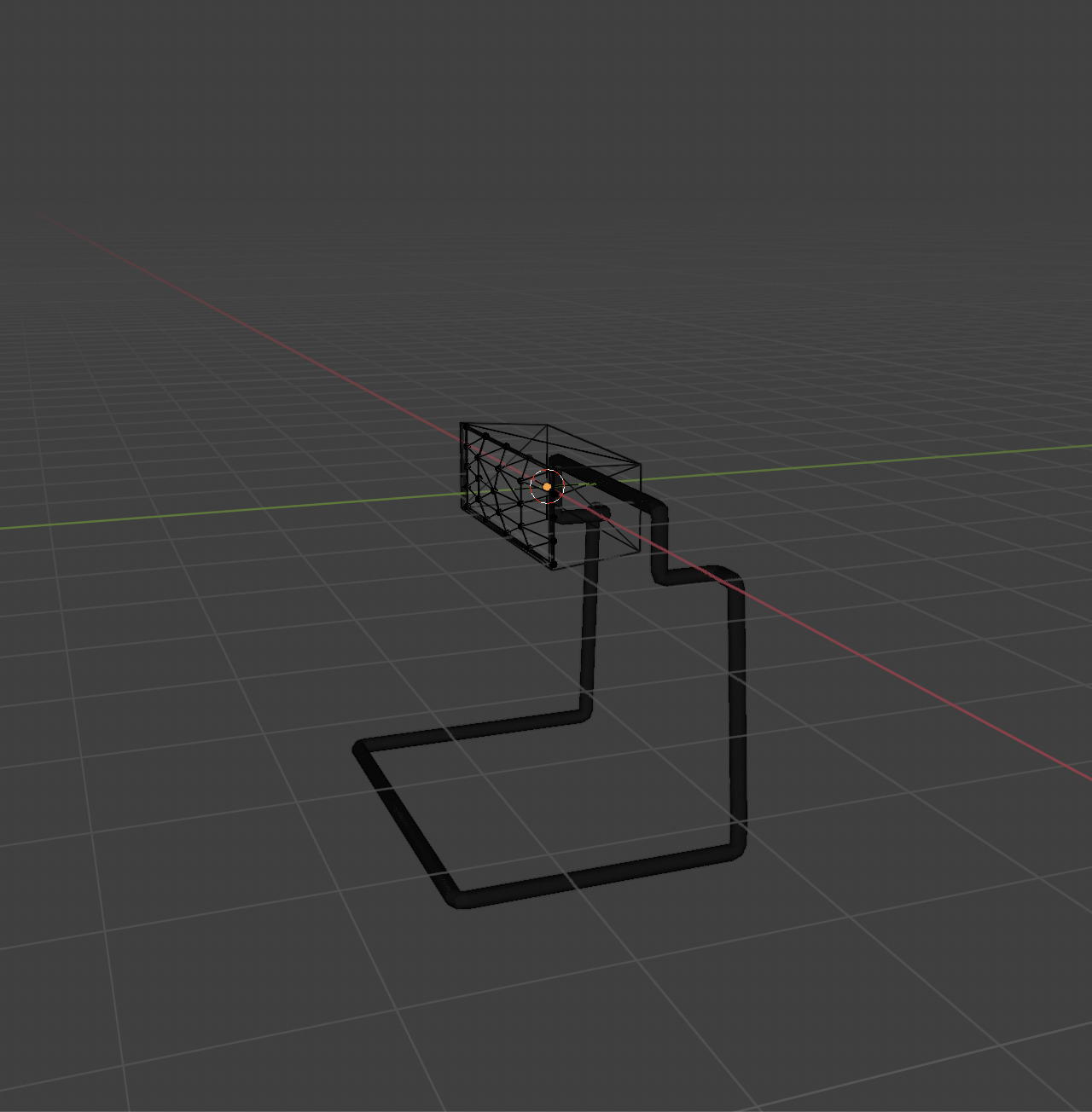standing work light Free 3D model_1