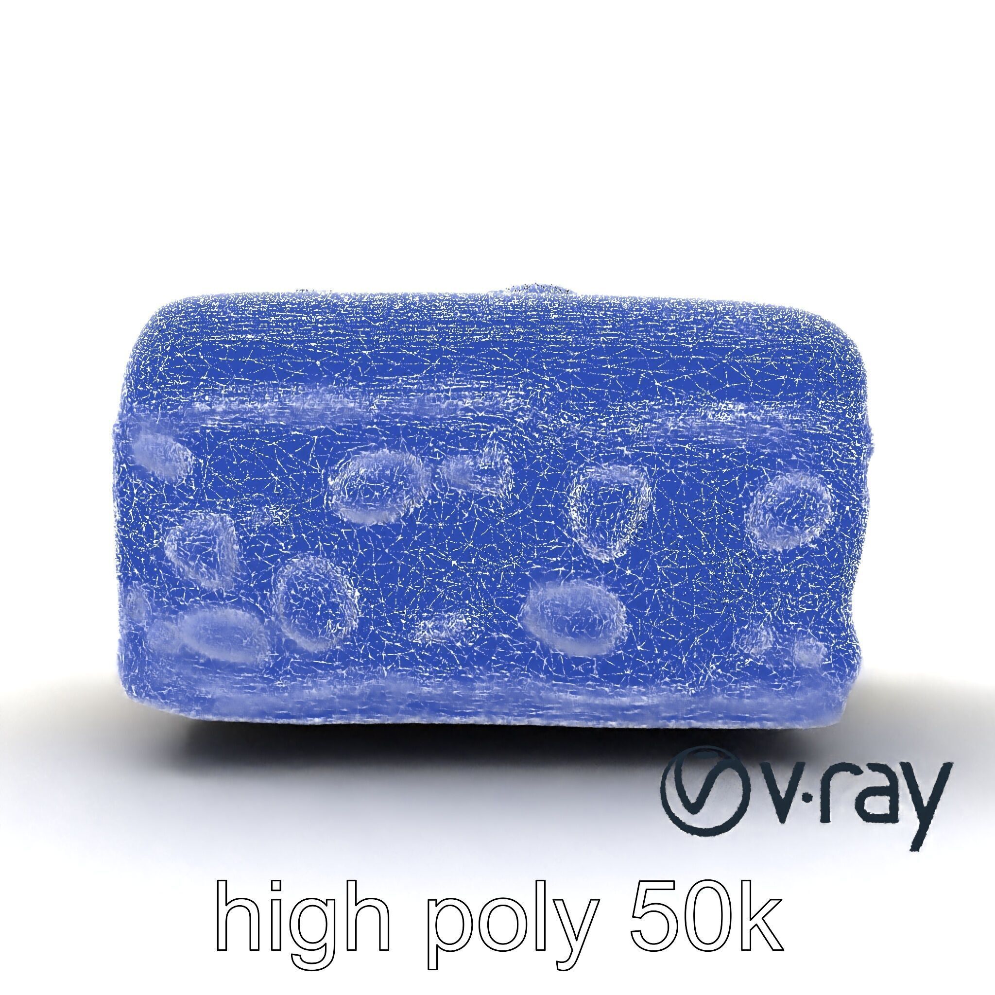 Luxury Chocolate Almond Ice Cream Bar model pack Low-poly 3D model_26