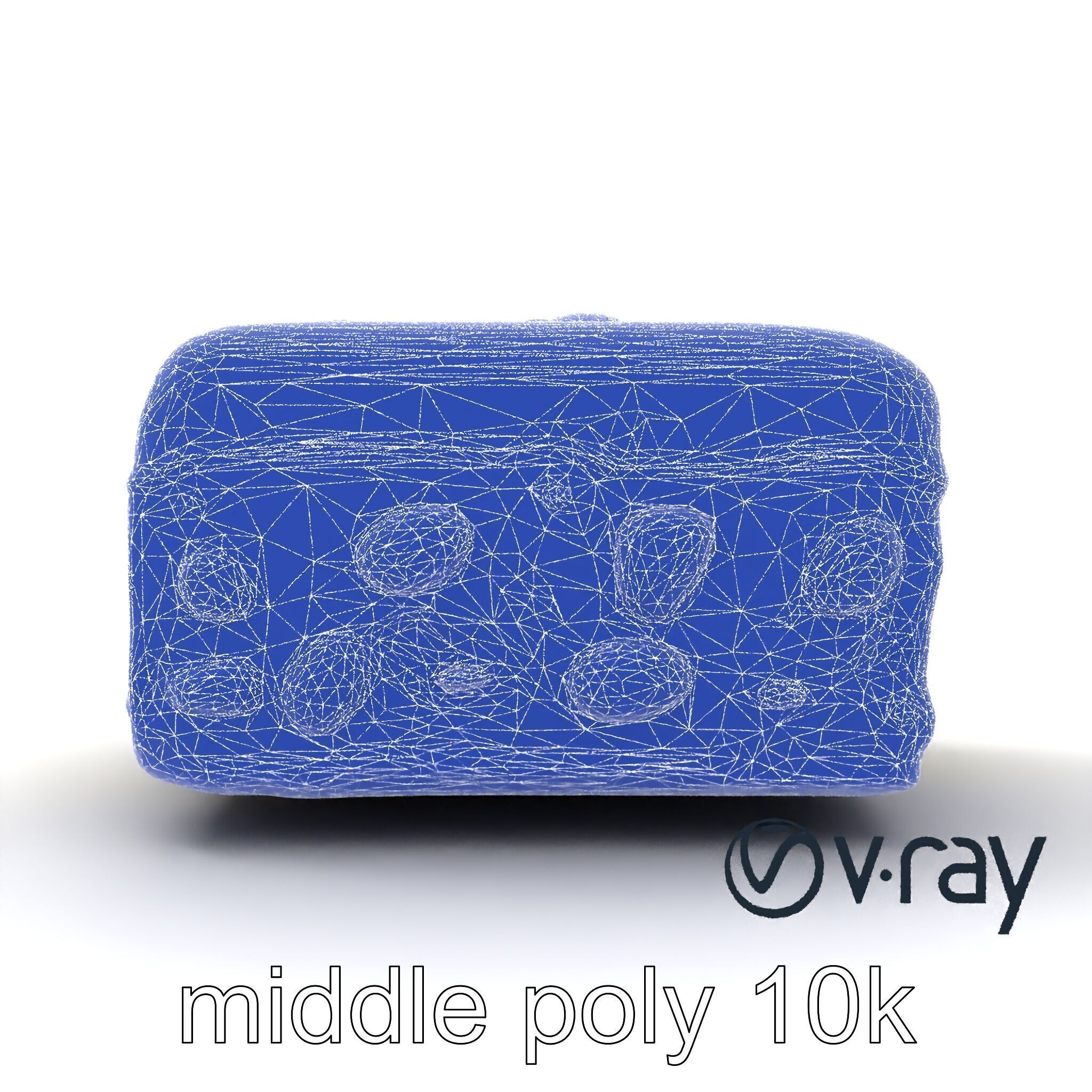 Luxury Chocolate Almond Ice Cream Bar model pack Low-poly 3D model_27