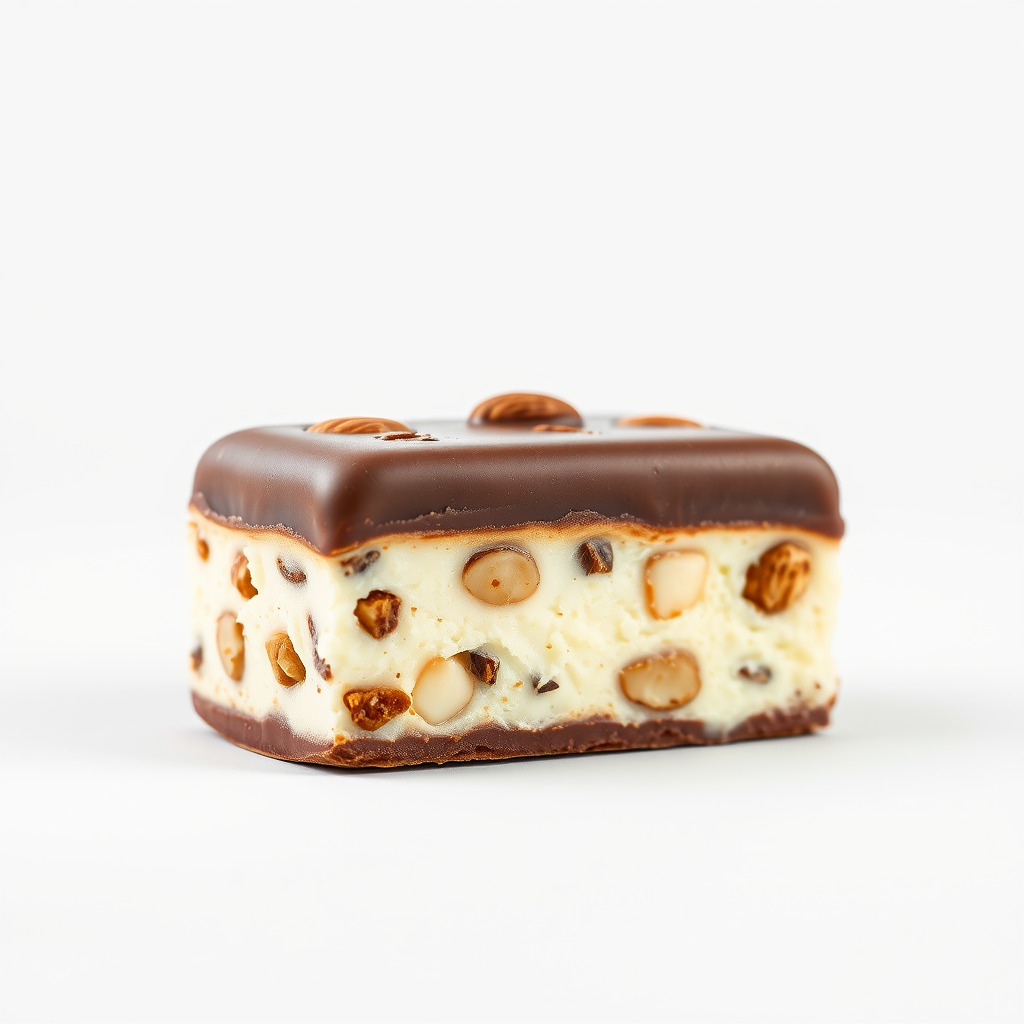 Luxury Chocolate Almond Ice Cream Bar model pack Low-poly 3D model_3