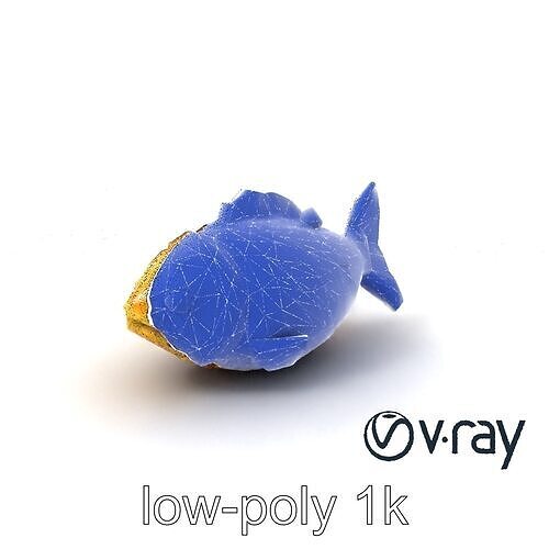 Taiyaki Ice Cream Cone 3D model pack Low-poly 3D model 7