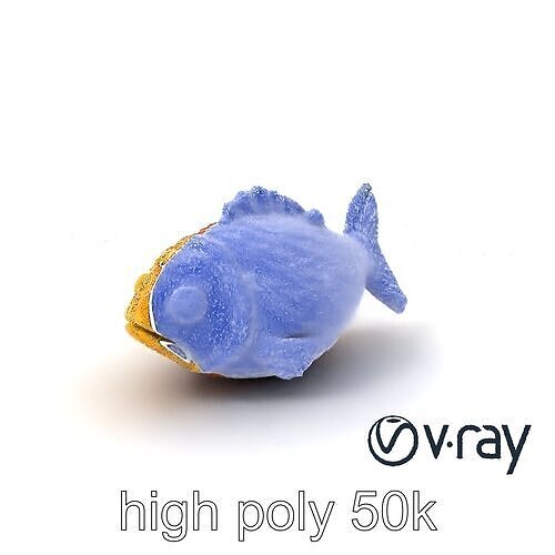 Taiyaki Ice Cream Cone 3D model pack Low-poly 3D model 2