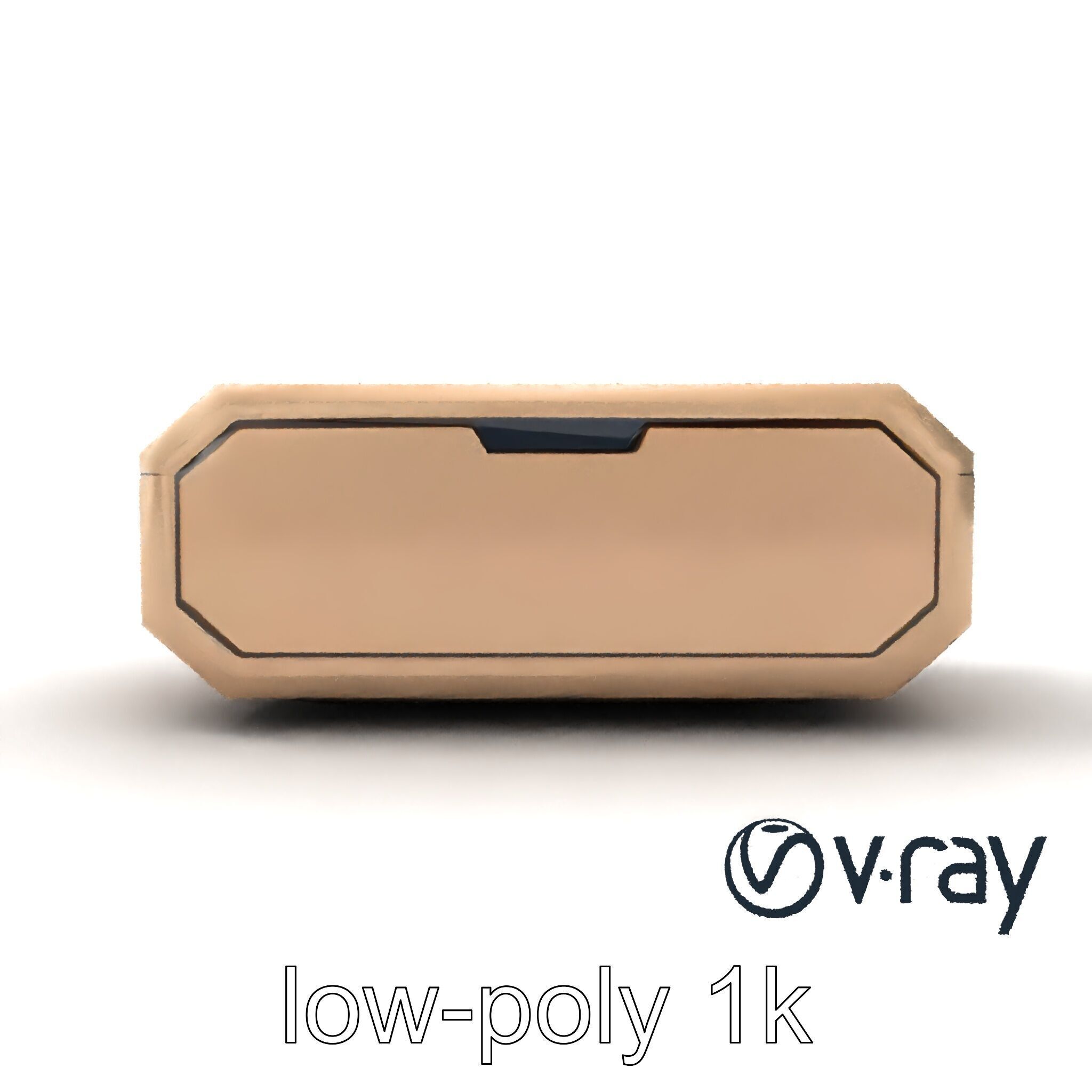 Futuristic Storage Box Sleek Design Model Pack Low-poly 3D model_15