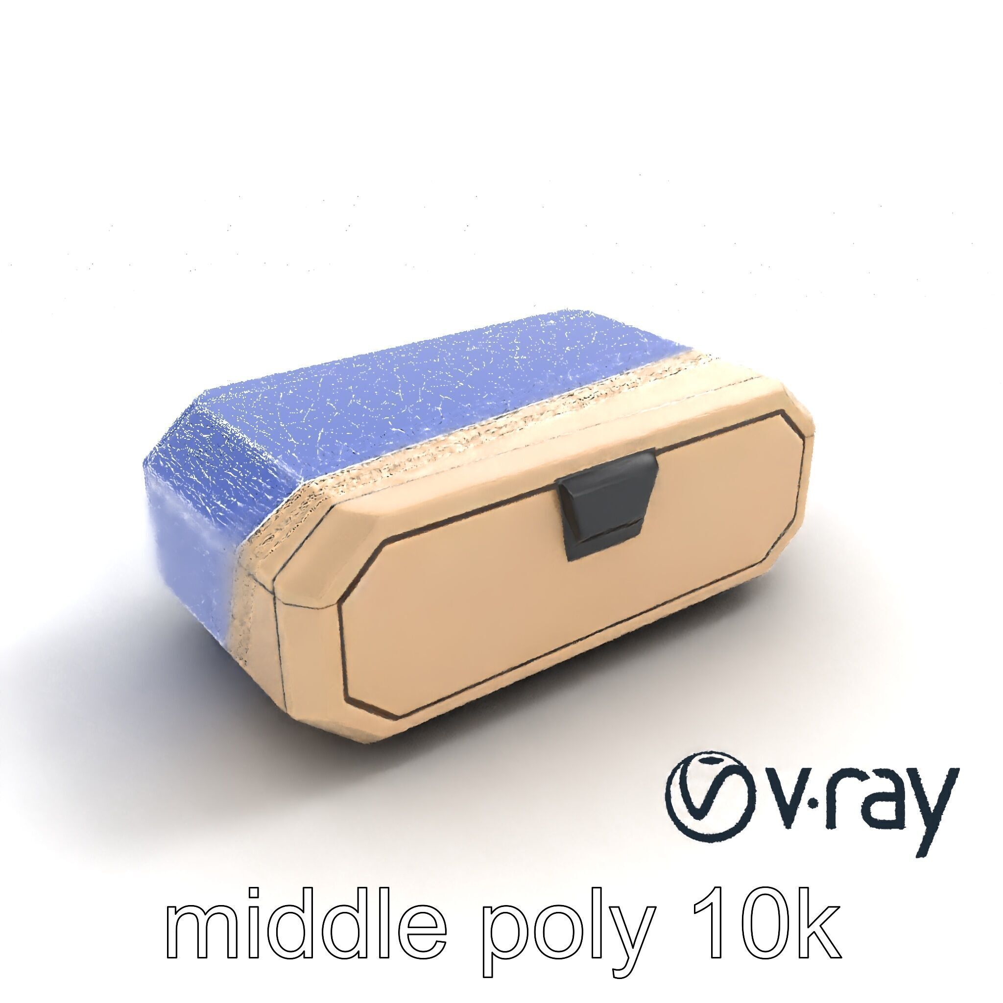 Futuristic Storage Box Sleek Design Model Pack Low-poly 3D model_27