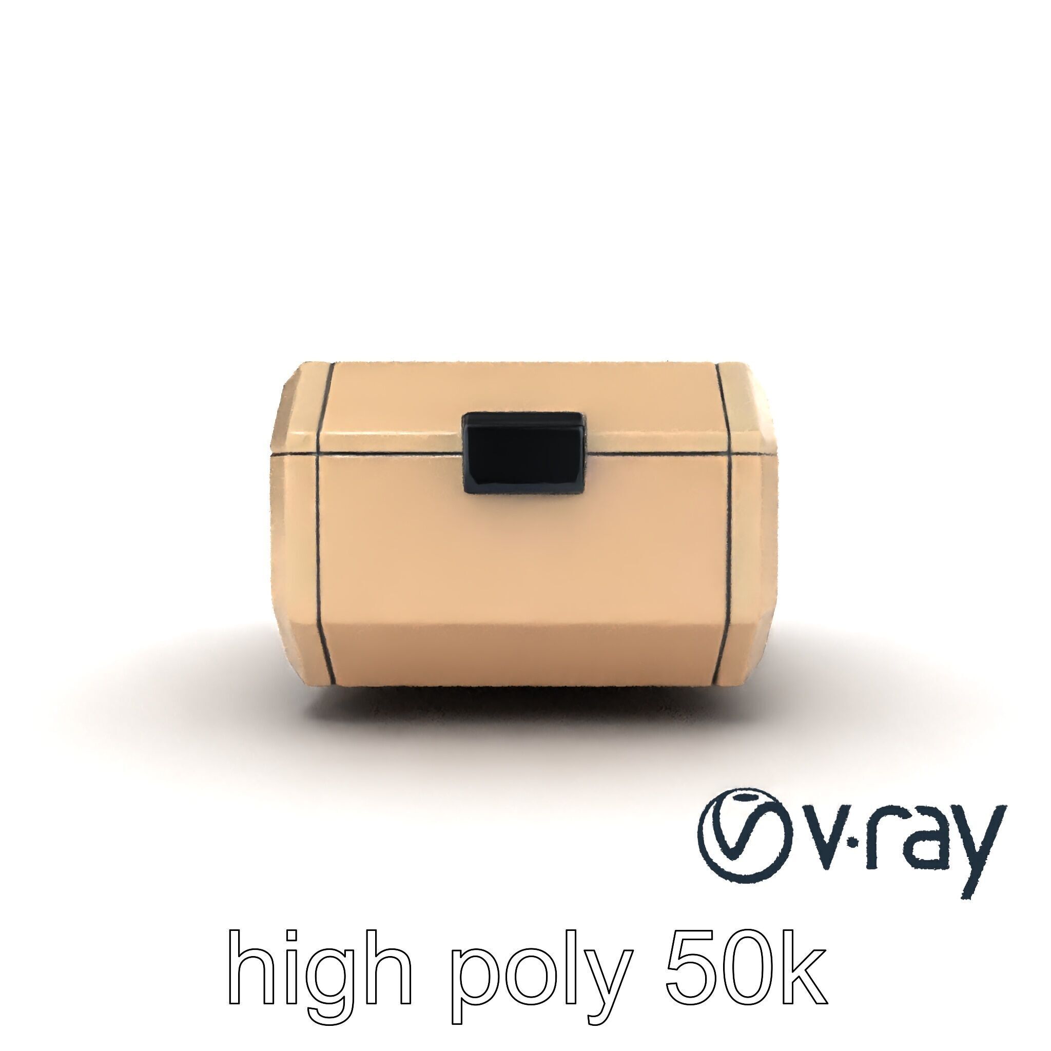 Futuristic Storage Box Sleek Design Model Pack Low-poly 3D model_22