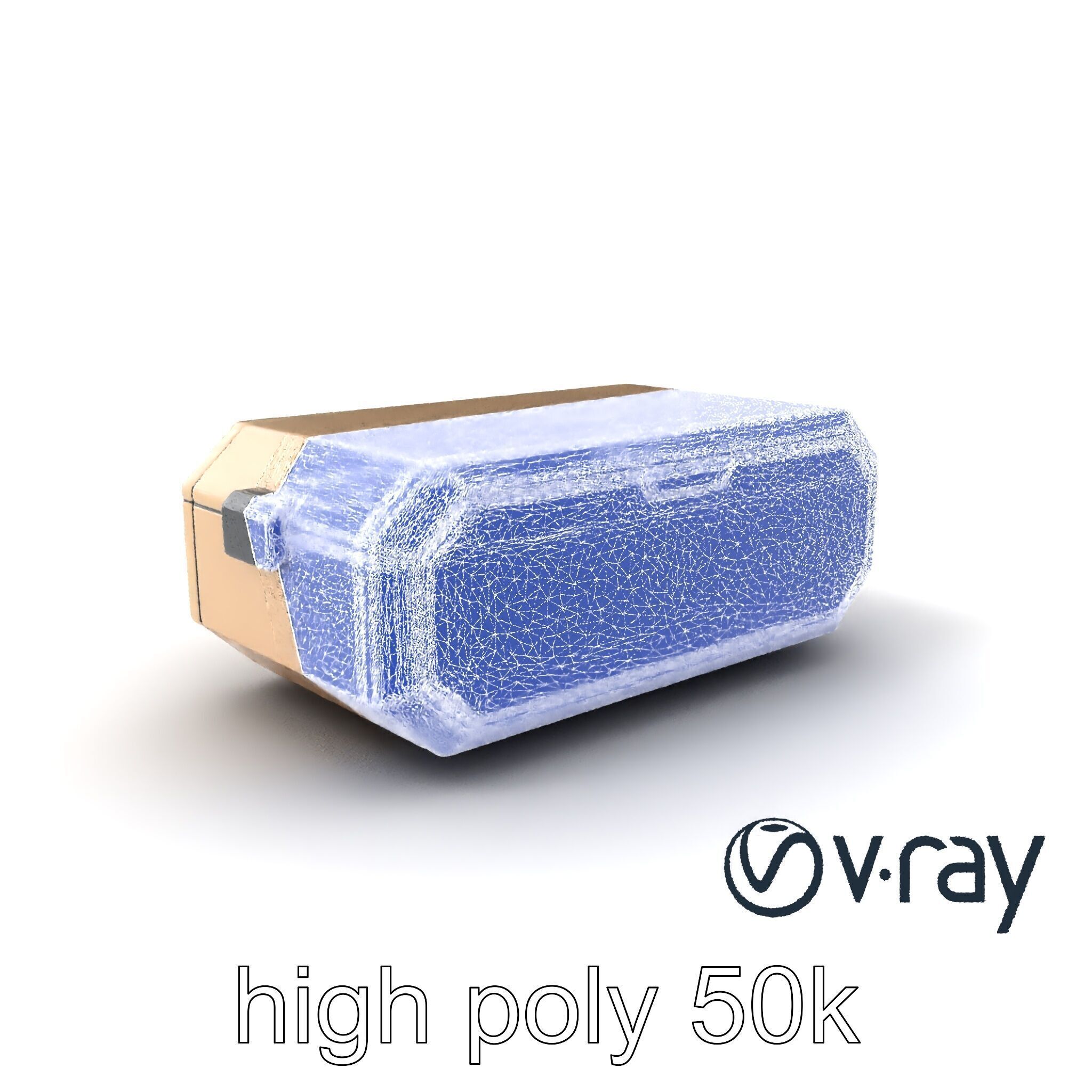 Futuristic Storage Box Sleek Design Model Pack Low-poly 3D model_10