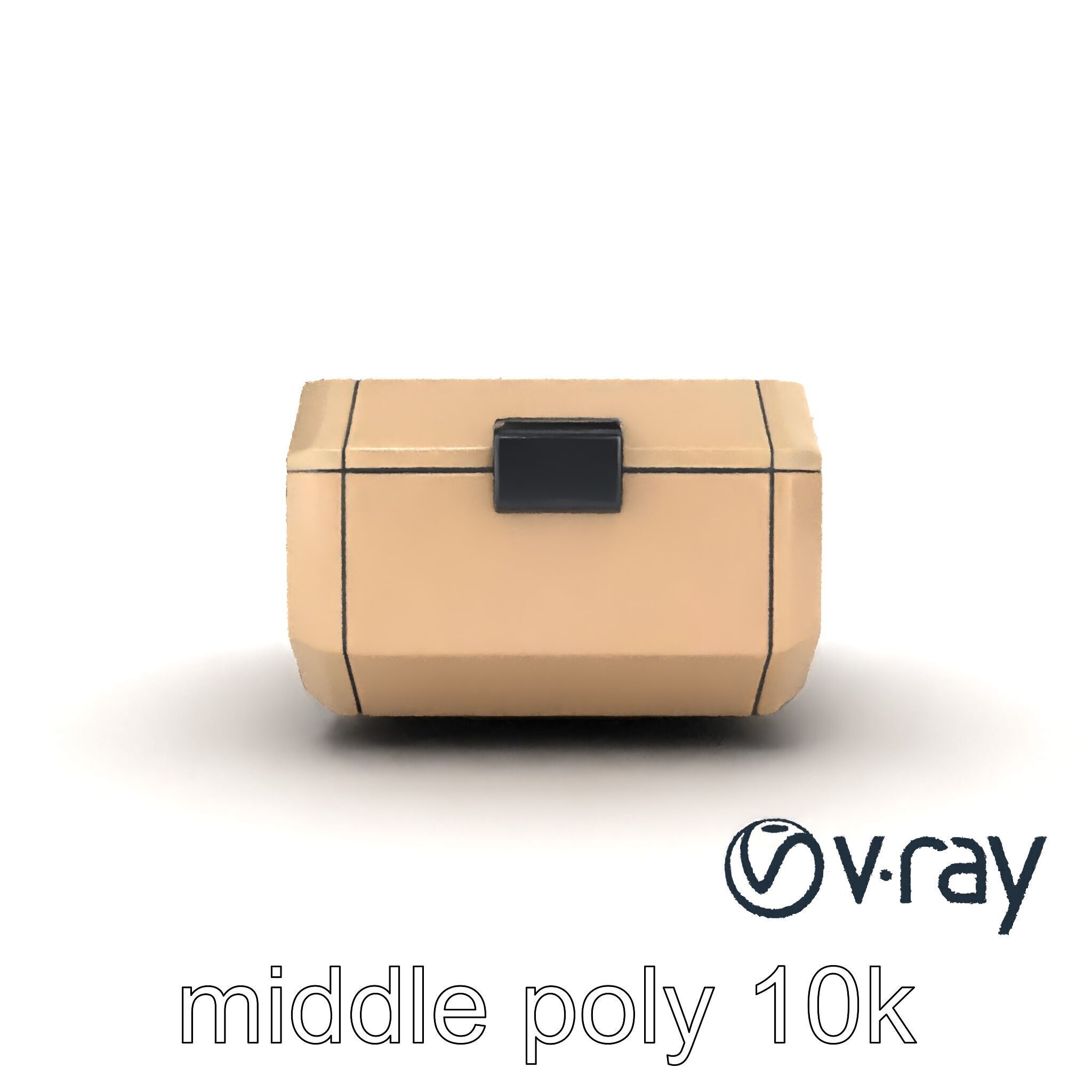 Futuristic Storage Box Sleek Design Model Pack Low-poly 3D model_16
