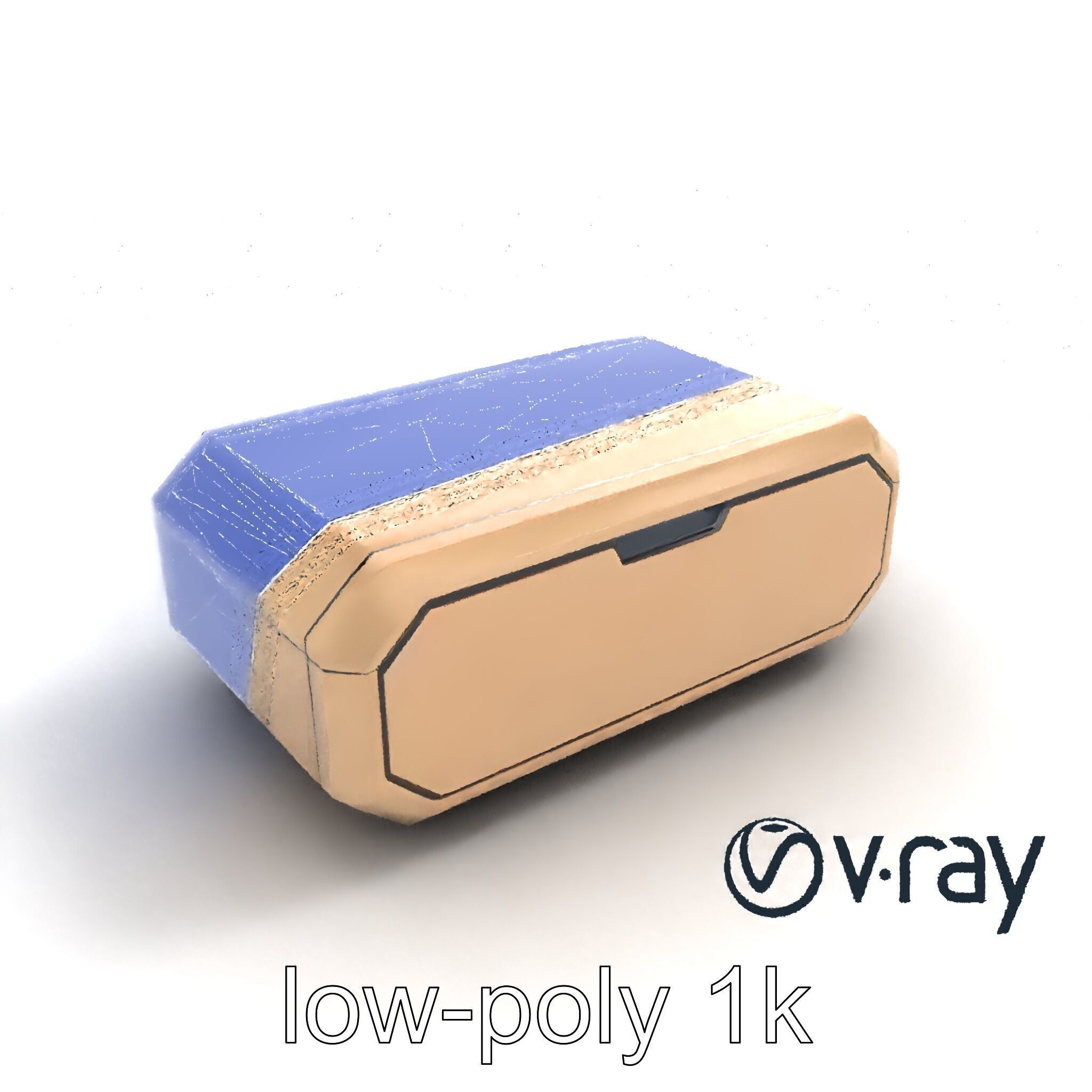 Futuristic Storage Box Sleek Design Model Pack Low-poly 3D model_18