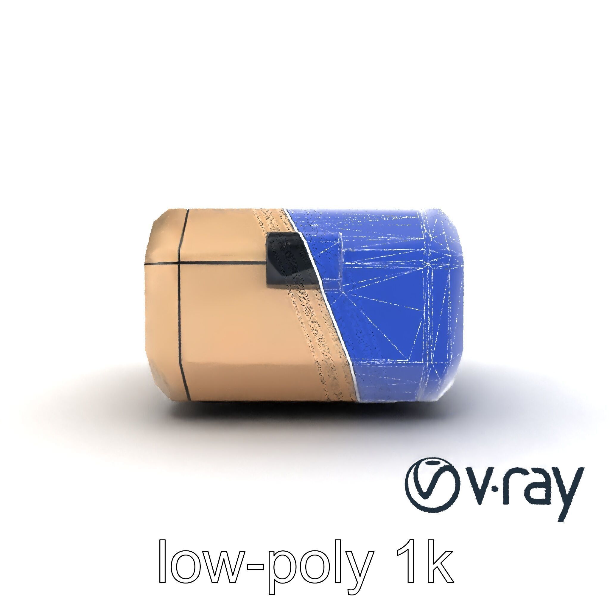 Futuristic Storage Box Sleek Design Model Pack Low-poly 3D model_32