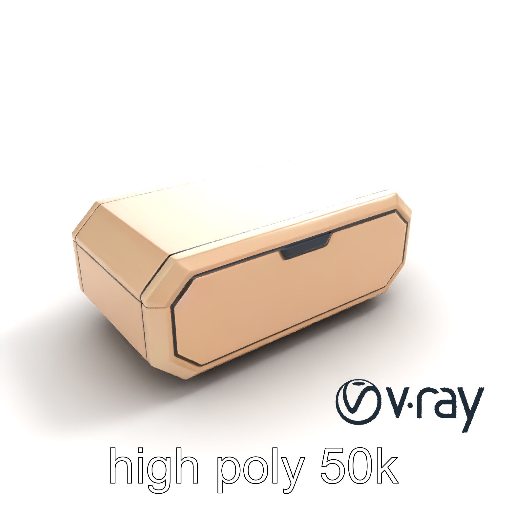 Futuristic Storage Box Sleek Design Model Pack Low-poly 3D model_11