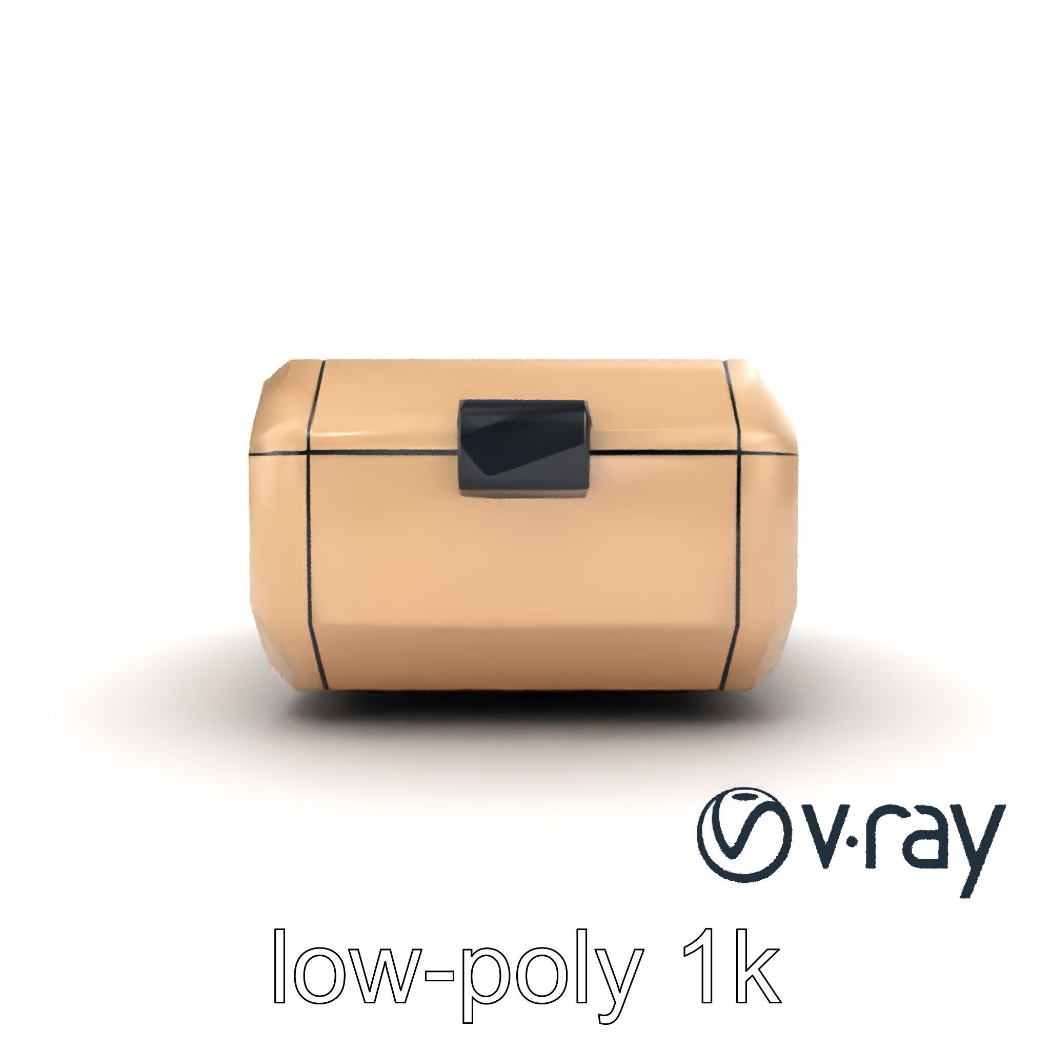 Futuristic Storage Box Sleek Design Model Pack Low-poly 3D model_21