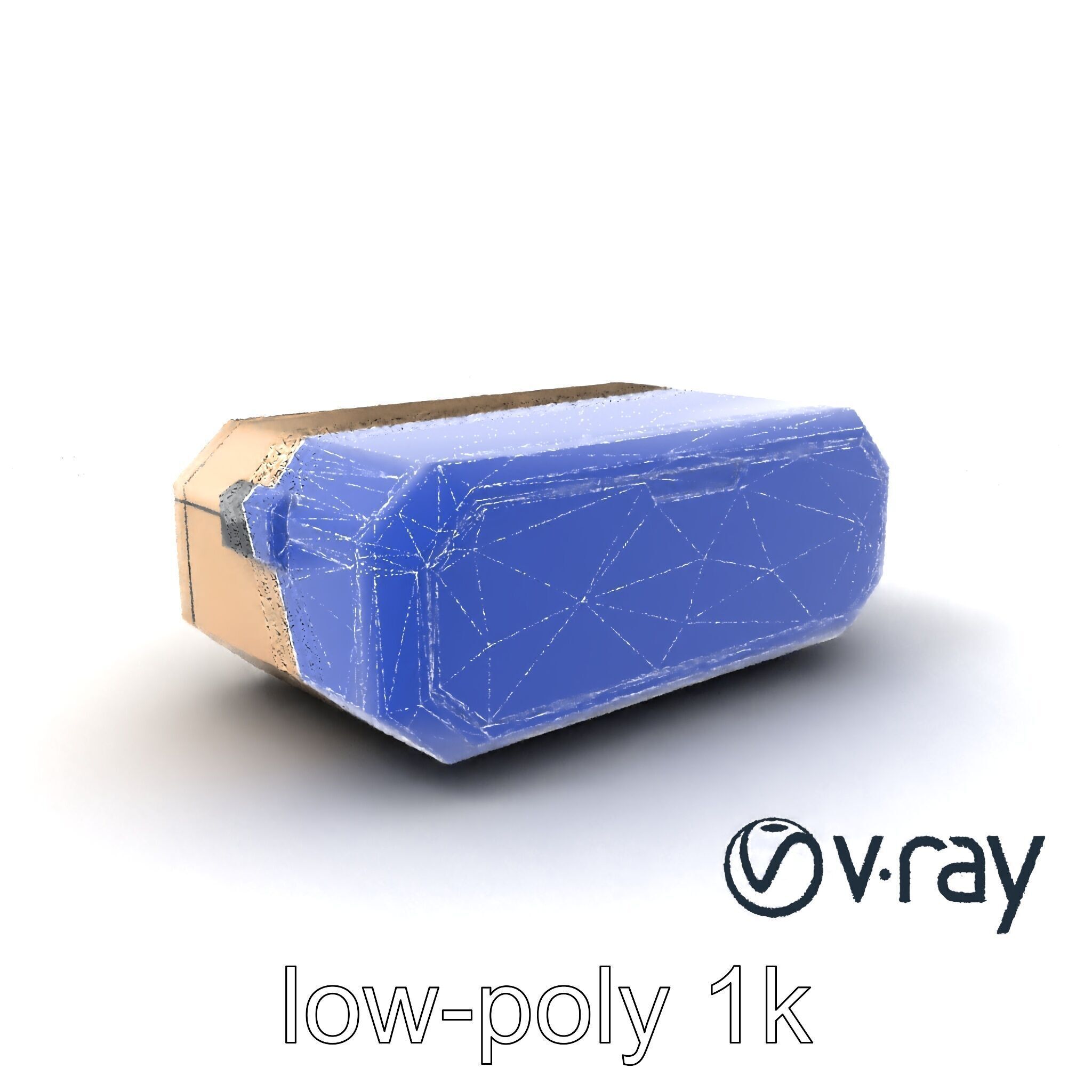 Futuristic Storage Box Sleek Design Model Pack Low-poly 3D model_7