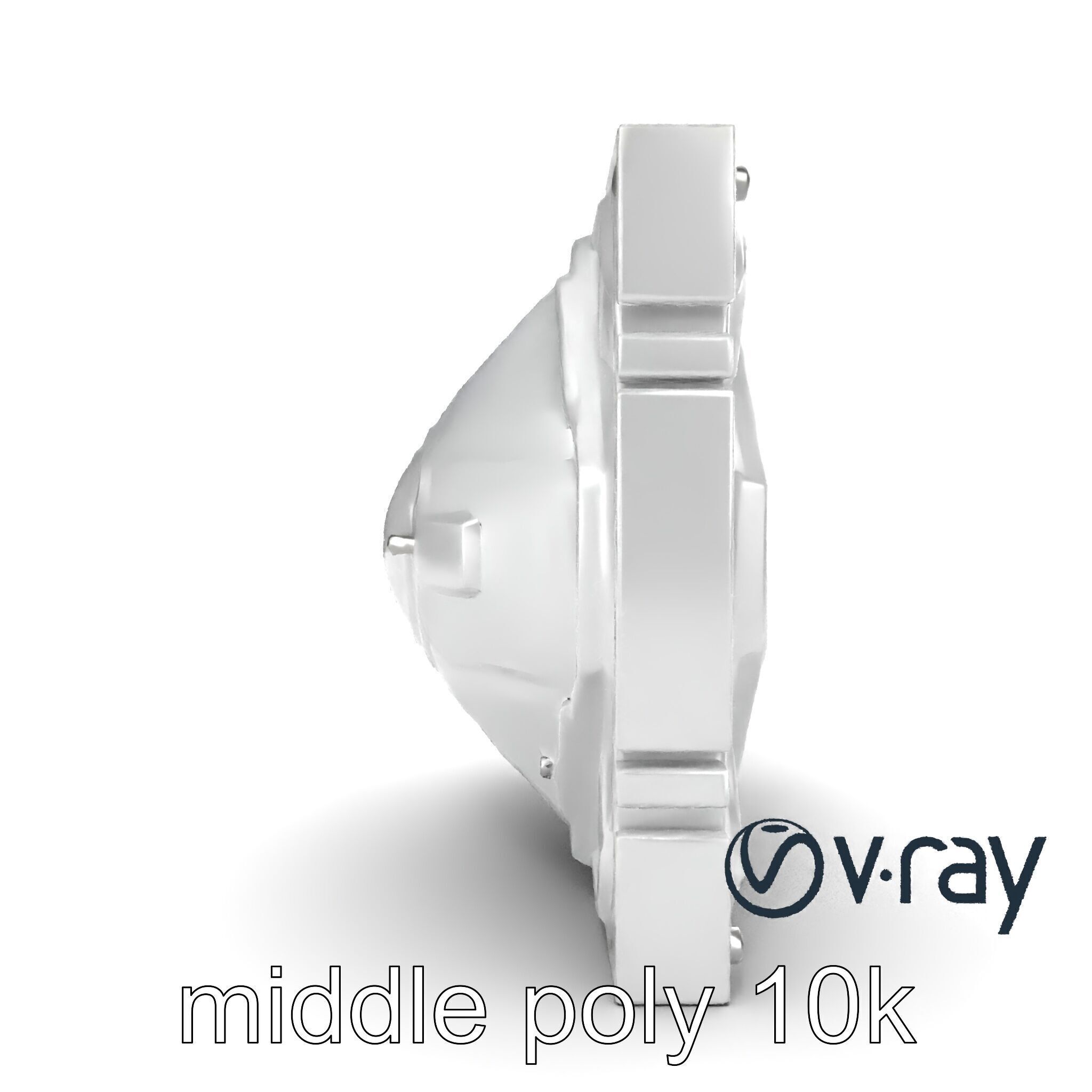 Futuristic Modular Wall Panel Design model pack Low-poly 3D model_15