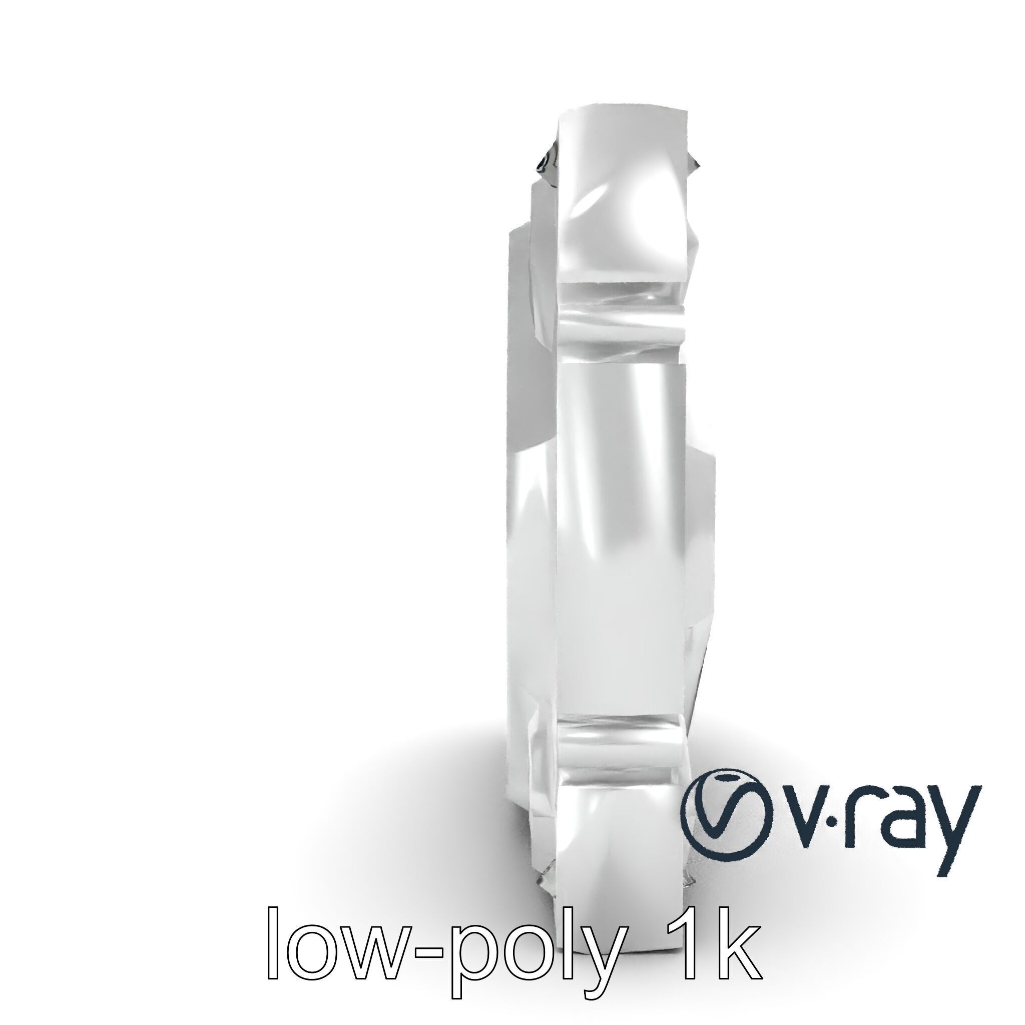 Futuristic Modular Wall Panel Design model pack Low-poly 3D model_19