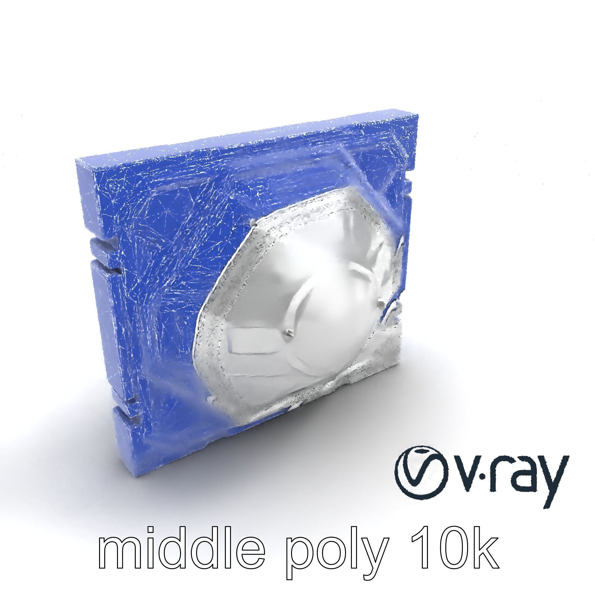 Futuristic Modular Wall Panel Design model pack Low-poly 3D model_21