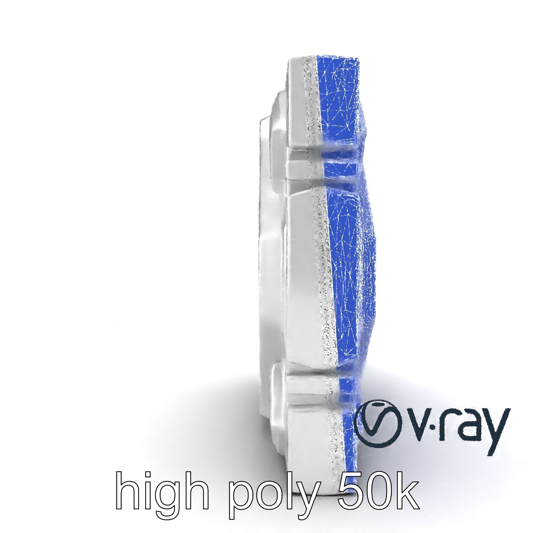 Futuristic Modular Wall Panel Design model pack Low-poly 3D model_23