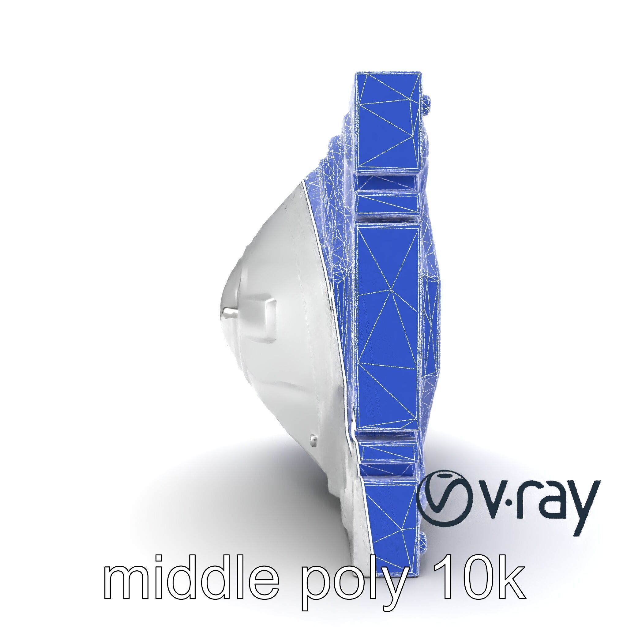 Futuristic Modular Wall Panel Design model pack Low-poly 3D model_18