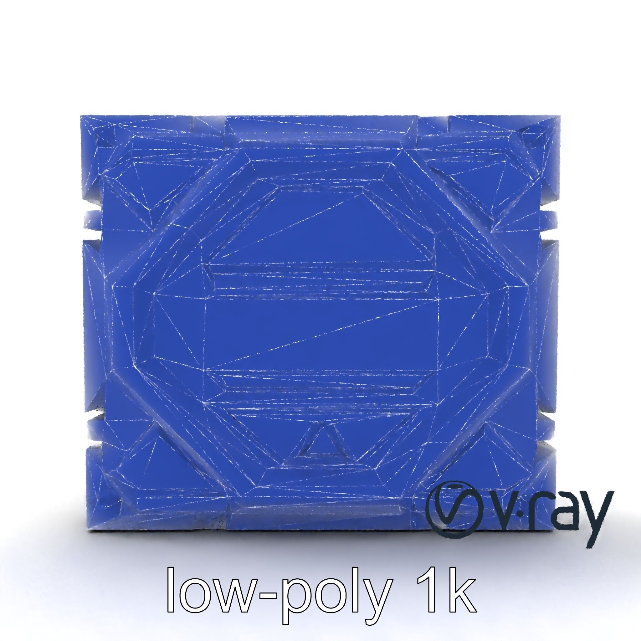 Futuristic Modular Wall Panel Design model pack Low-poly 3D model_17