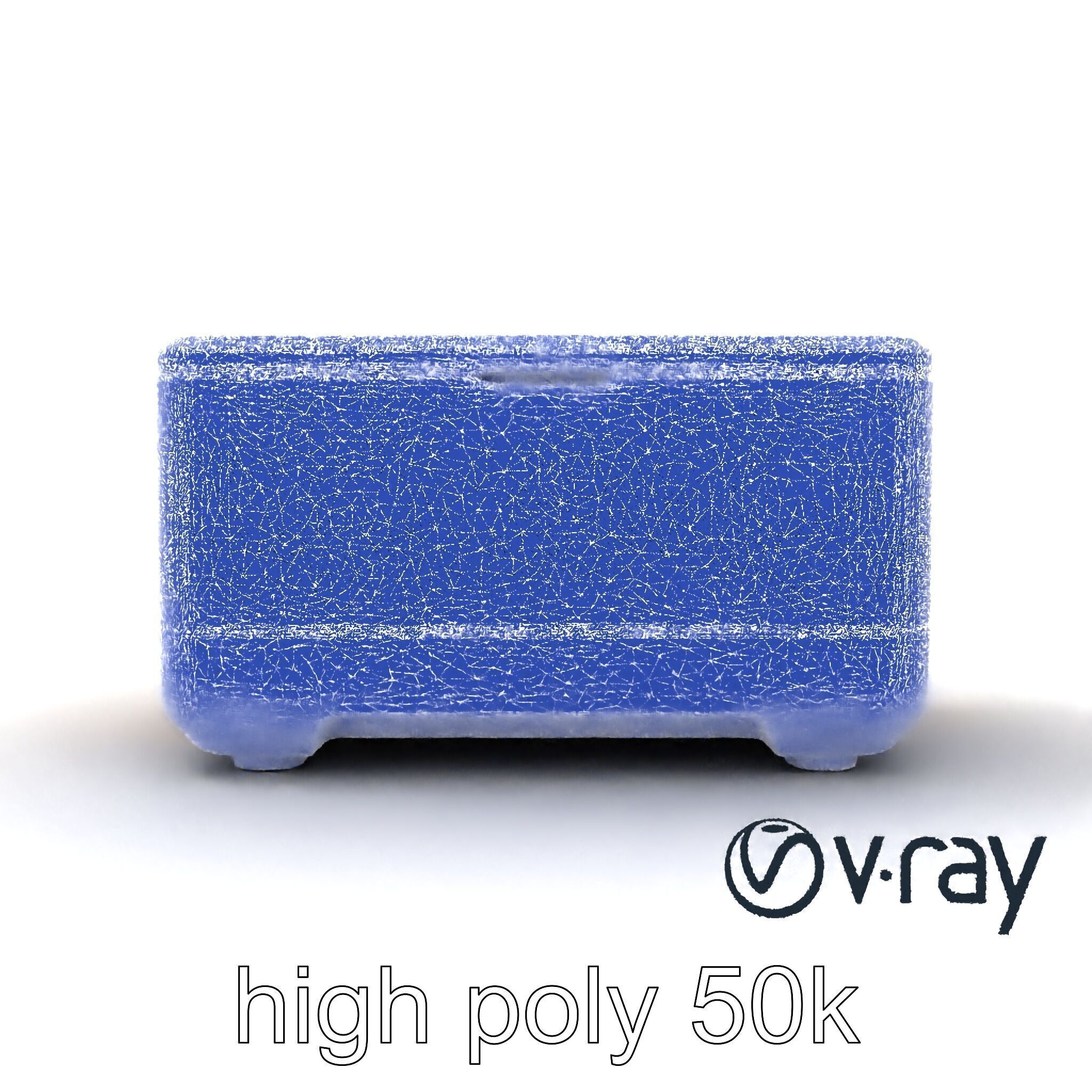 Futuristic Storage Box with Sleek Design Model Pack Low-poly 3D model_30