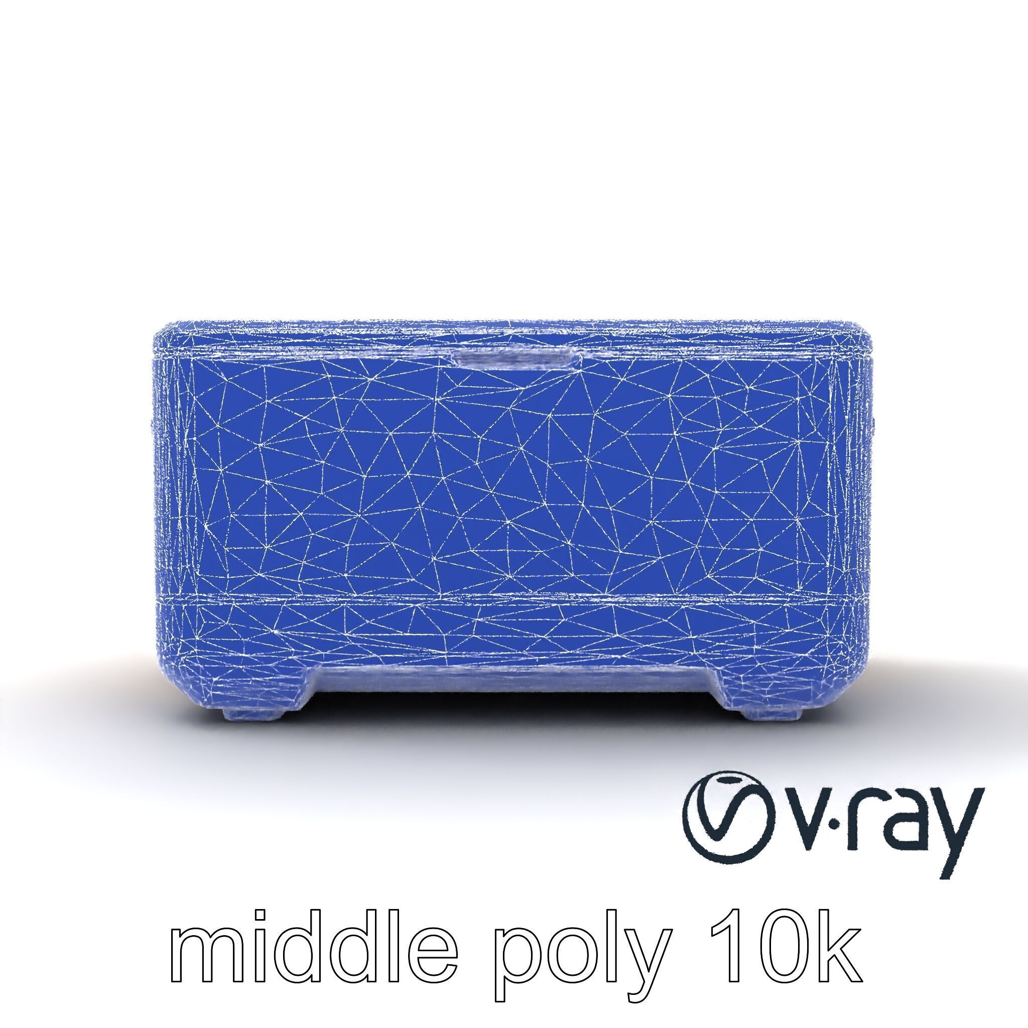 Futuristic Storage Box with Sleek Design Model Pack Low-poly 3D model_24