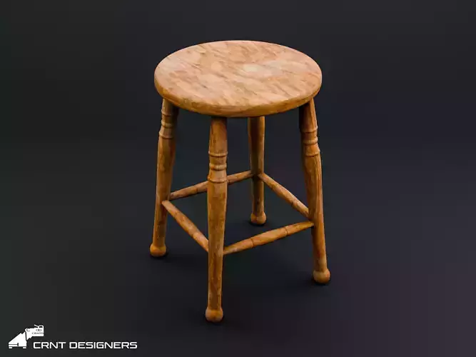 Vintage Wooden Stool