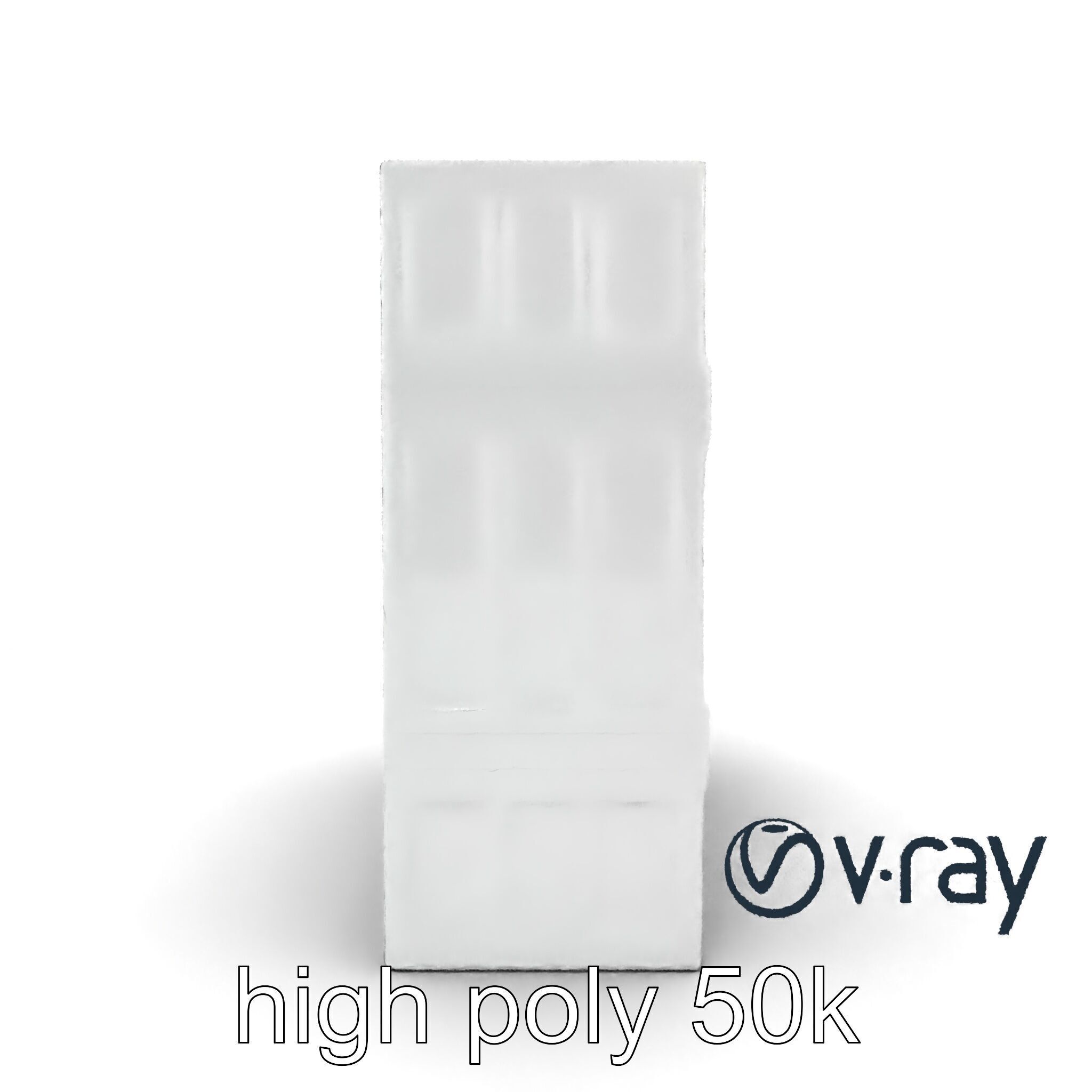 Futuristic Modular Wall Panel Design model pack Low-poly 3D model_12