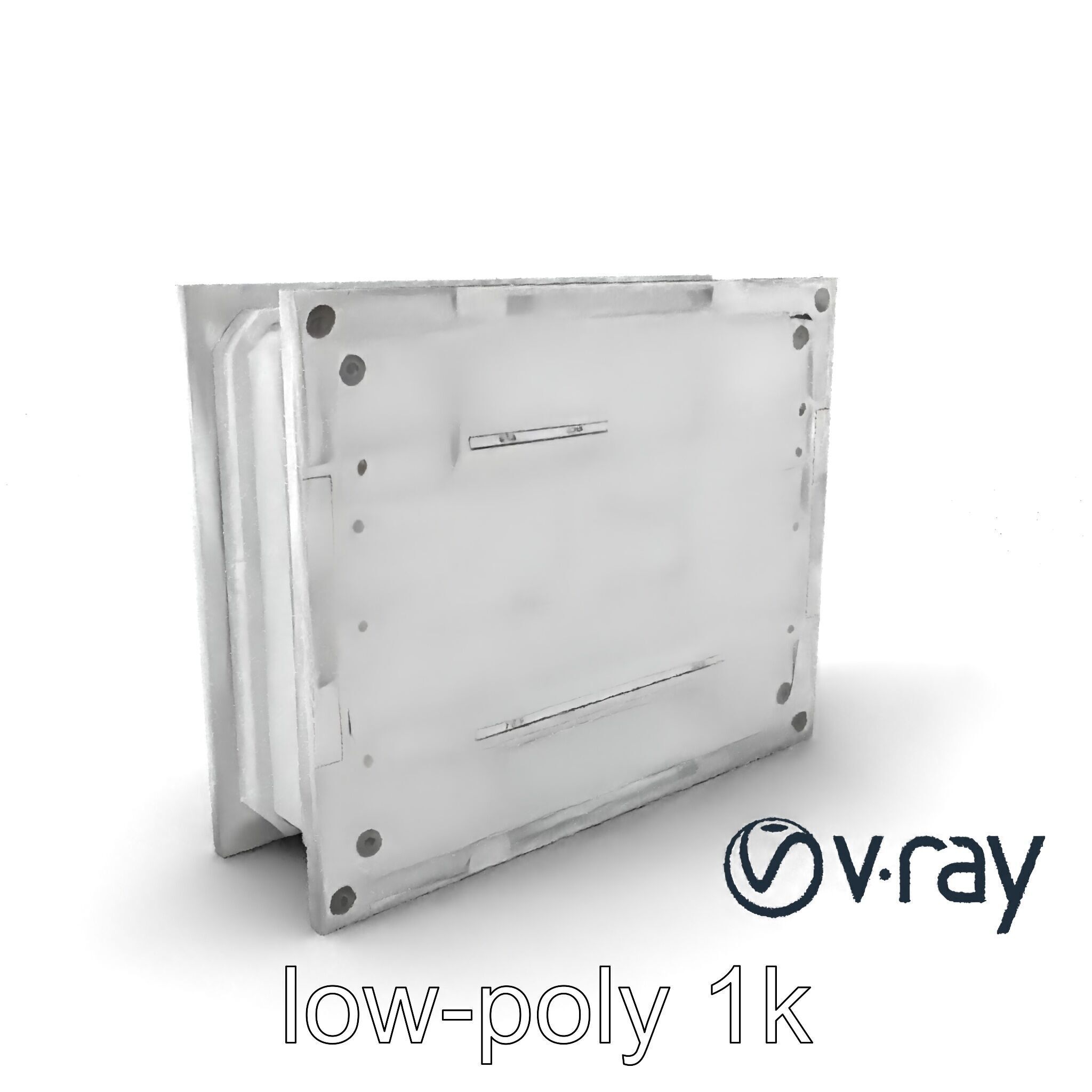 Futuristic Modular Wall Panel Design model pack Low-poly 3D model_4