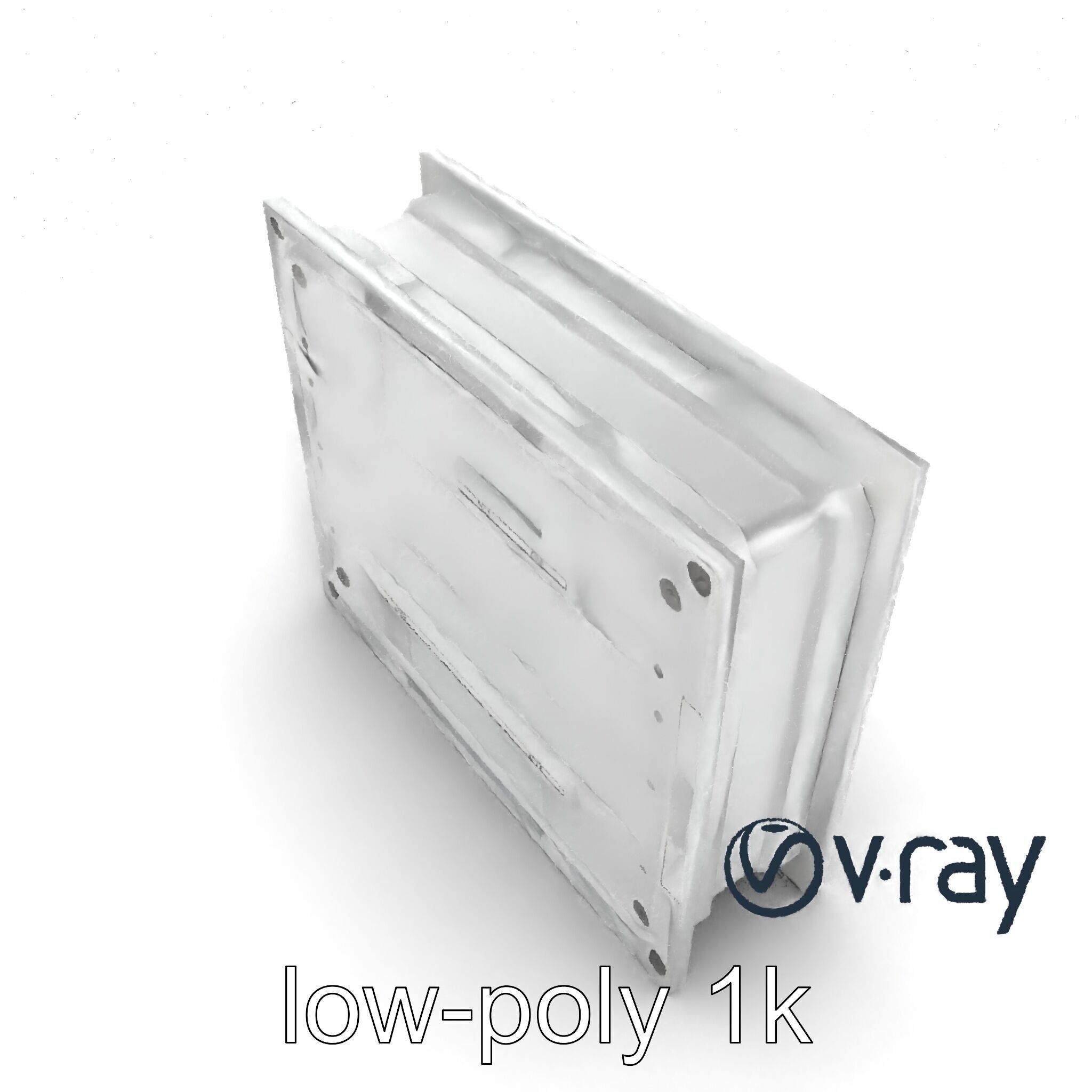 Futuristic Modular Wall Panel Design model pack Low-poly 3D model_15