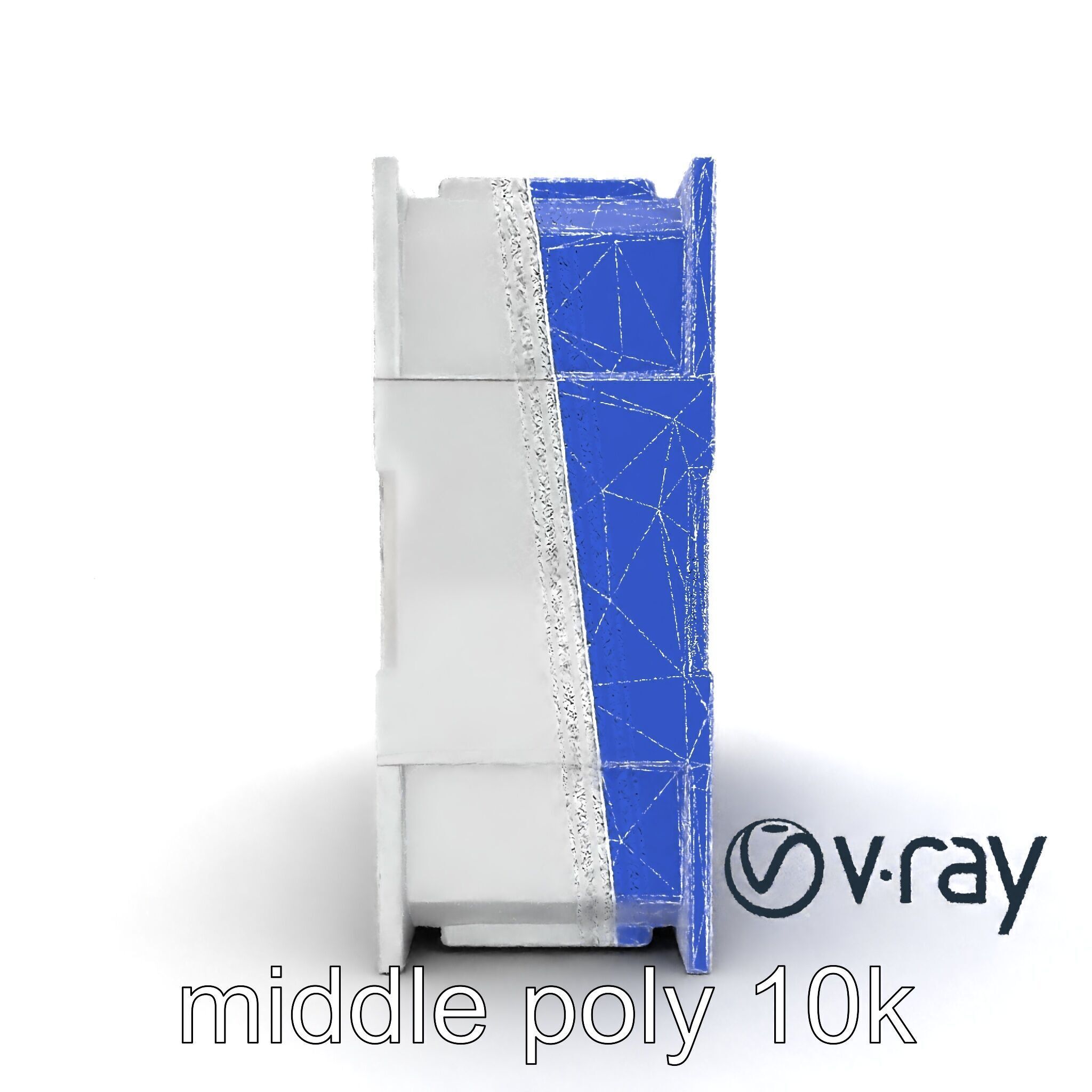 Futuristic Modular Wall Panel Design model pack Low-poly 3D model_20