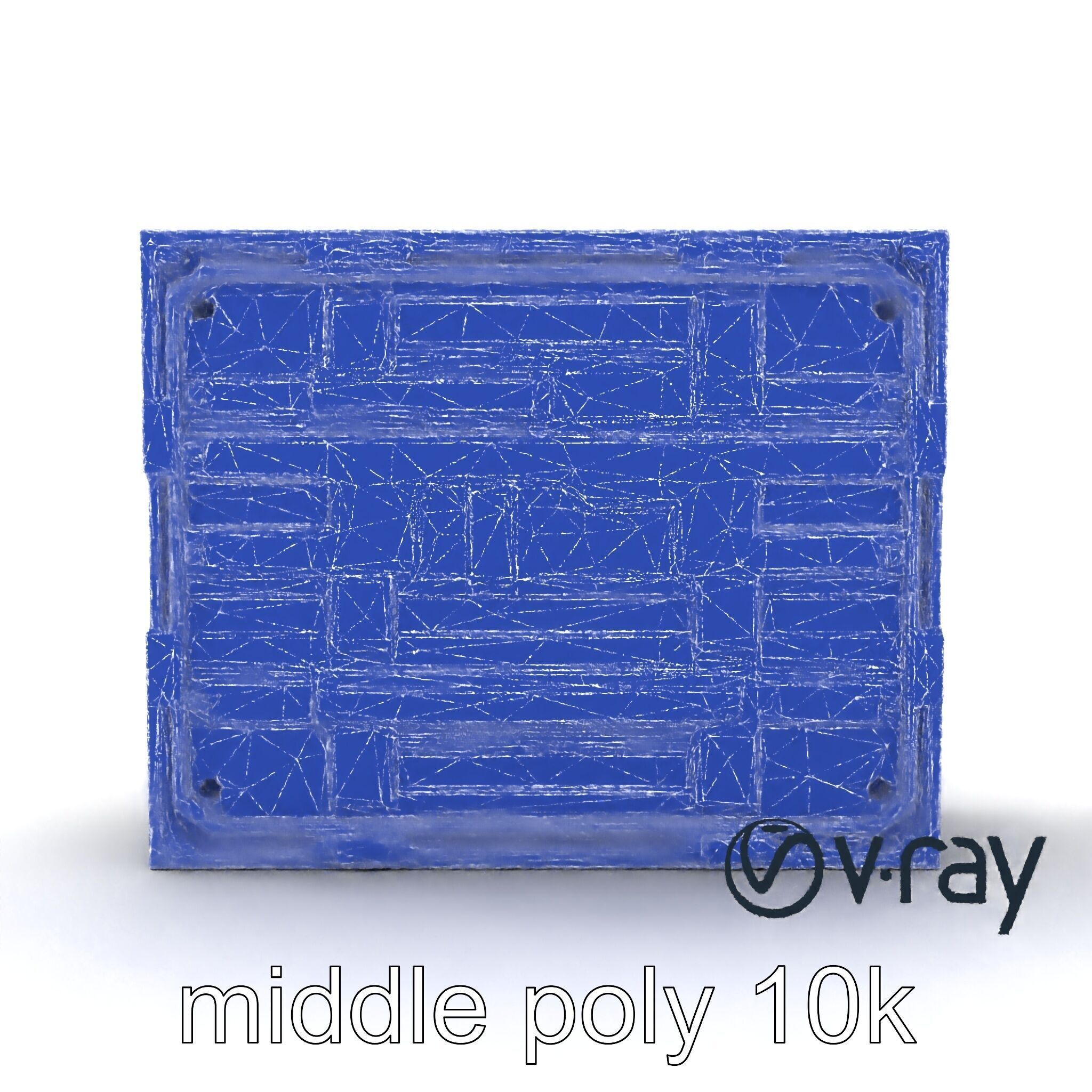 Futuristic Modular Wall Panel Design model pack Low-poly 3D model_30