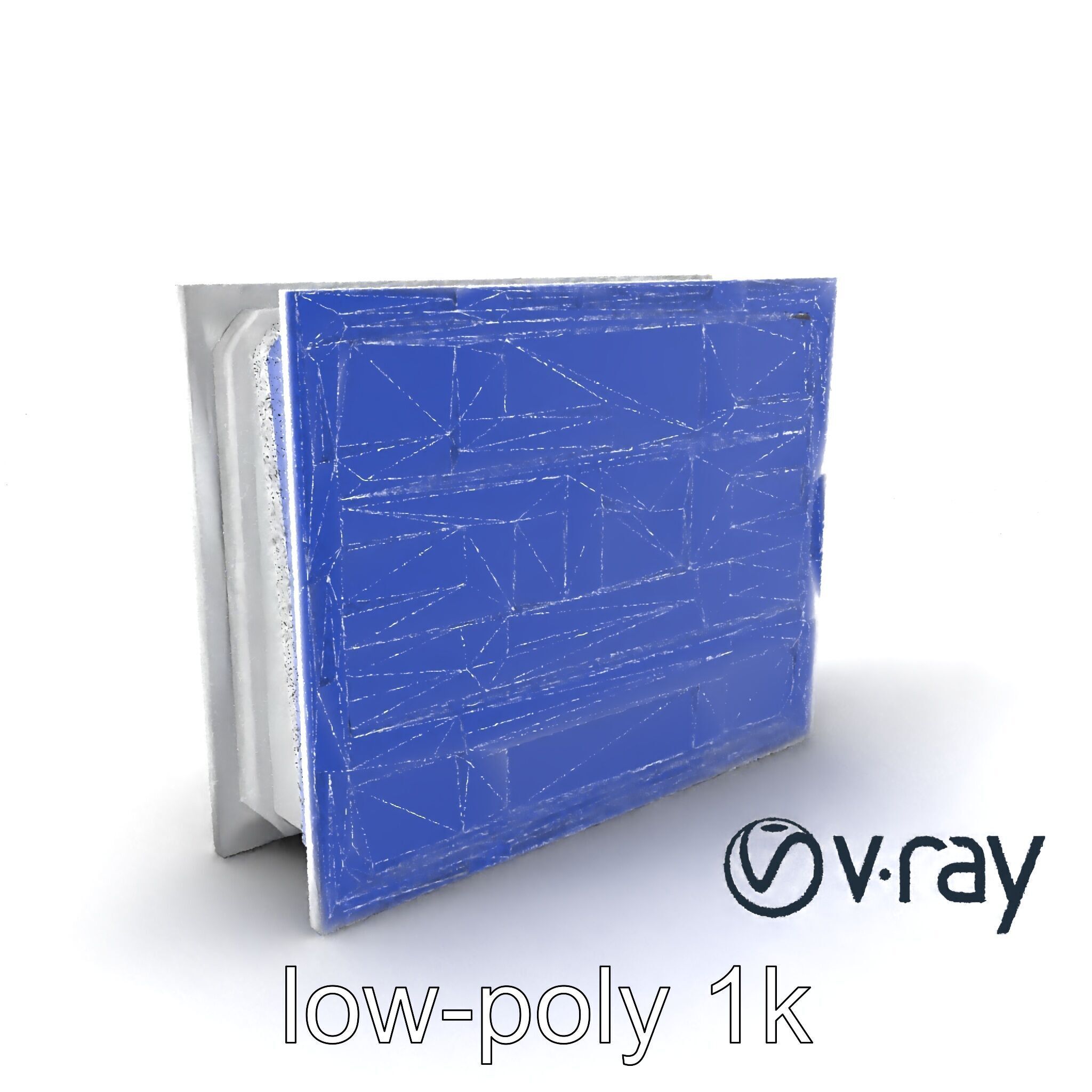 Futuristic Modular Wall Panel Design model pack Low-poly 3D model_6