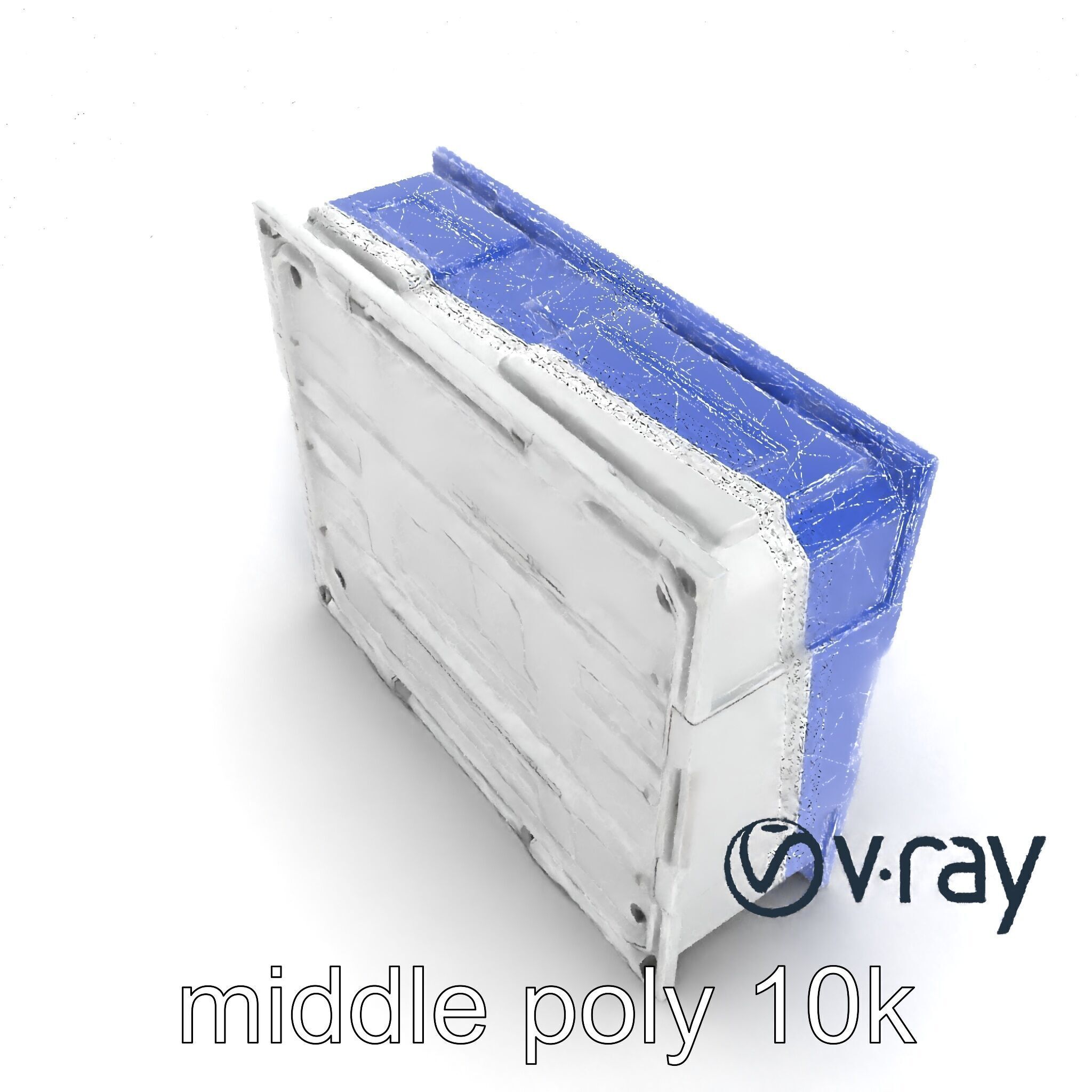 Futuristic Modular Wall Panel Design model pack Low-poly 3D model_28