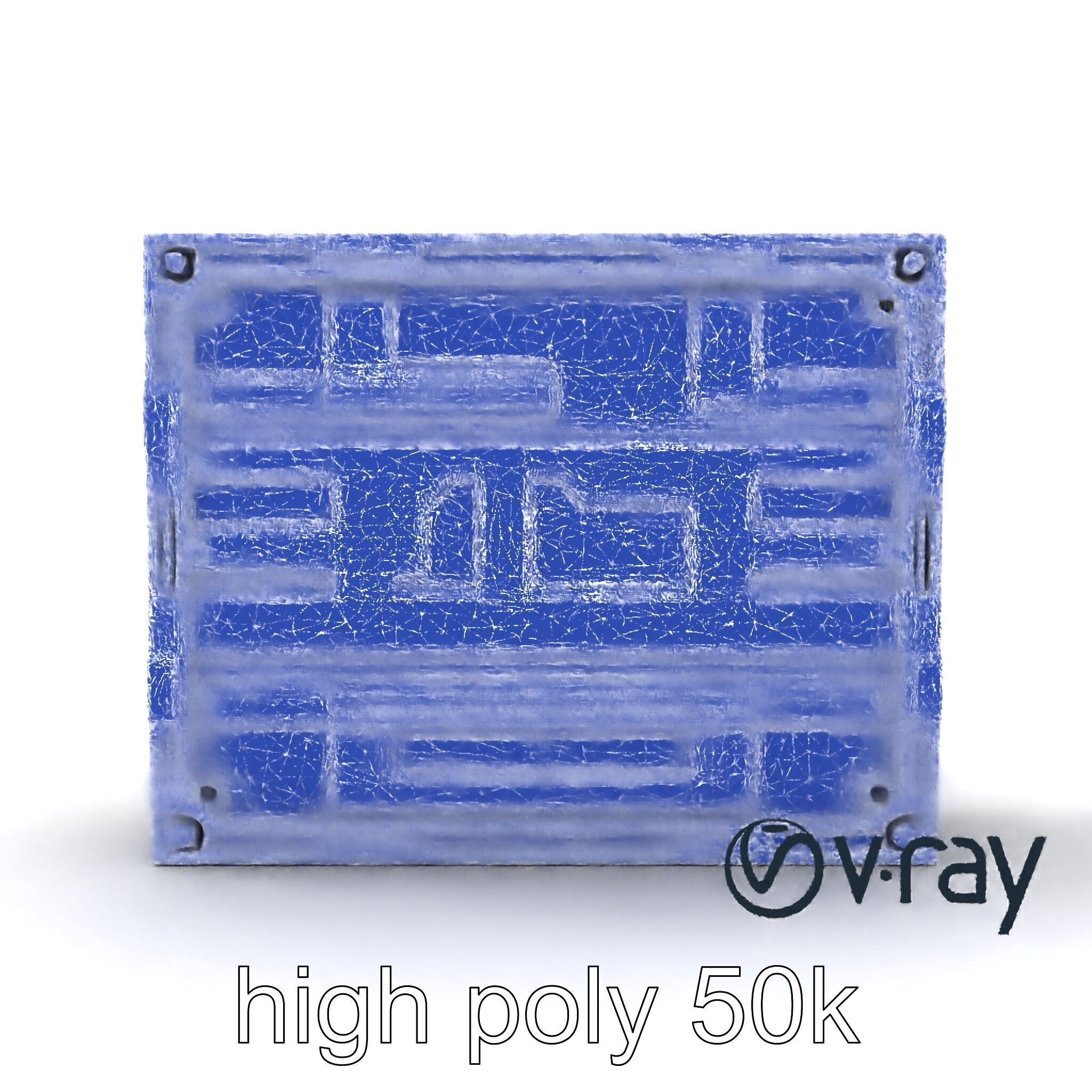 Futuristic Modular Wall Panel Design model pack Low-poly 3D model_25