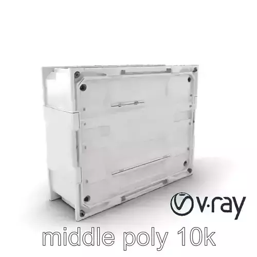 Futuristic Modular Wall Panel Design model pack Low-poly 3D model