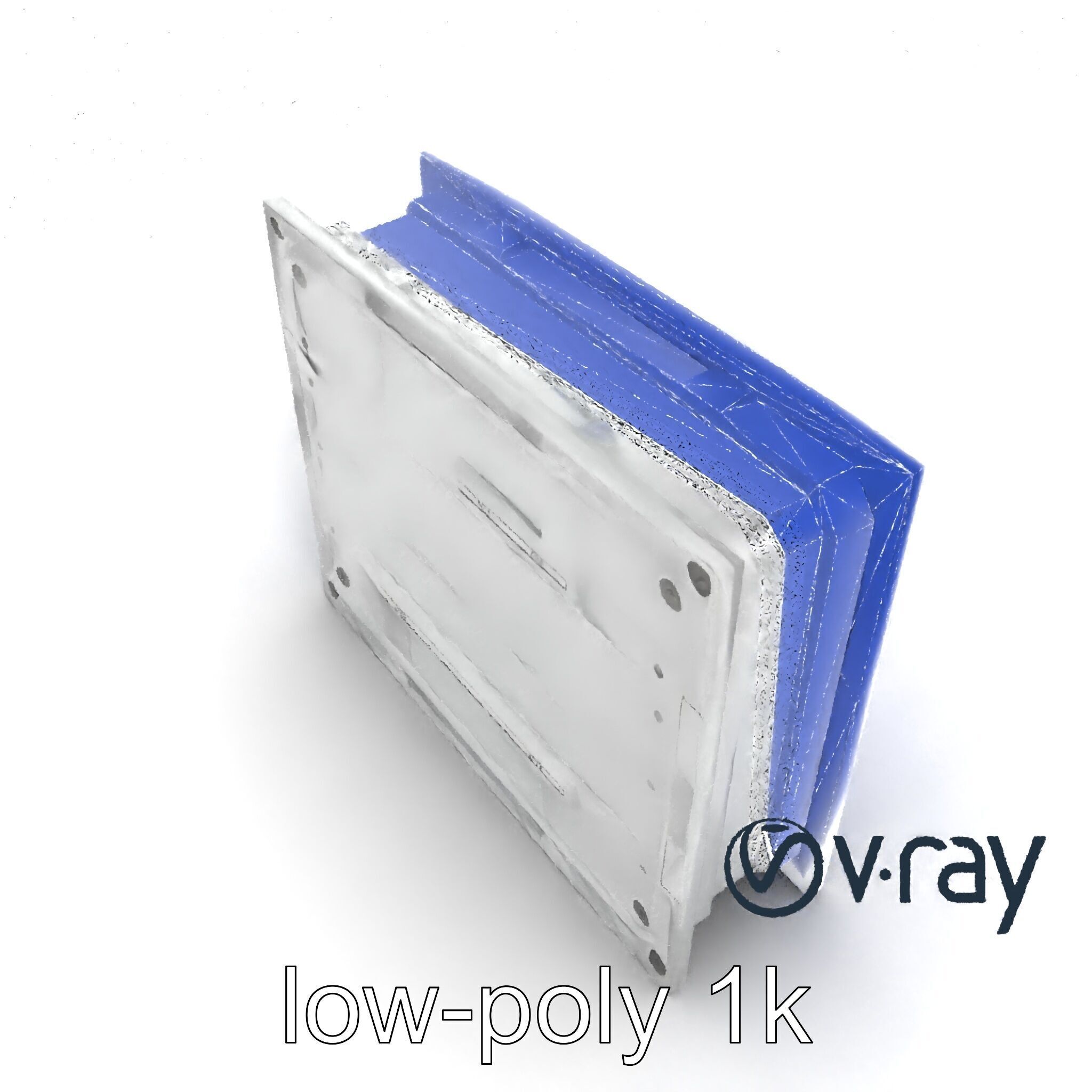 Futuristic Modular Wall Panel Design model pack Low-poly 3D model_18