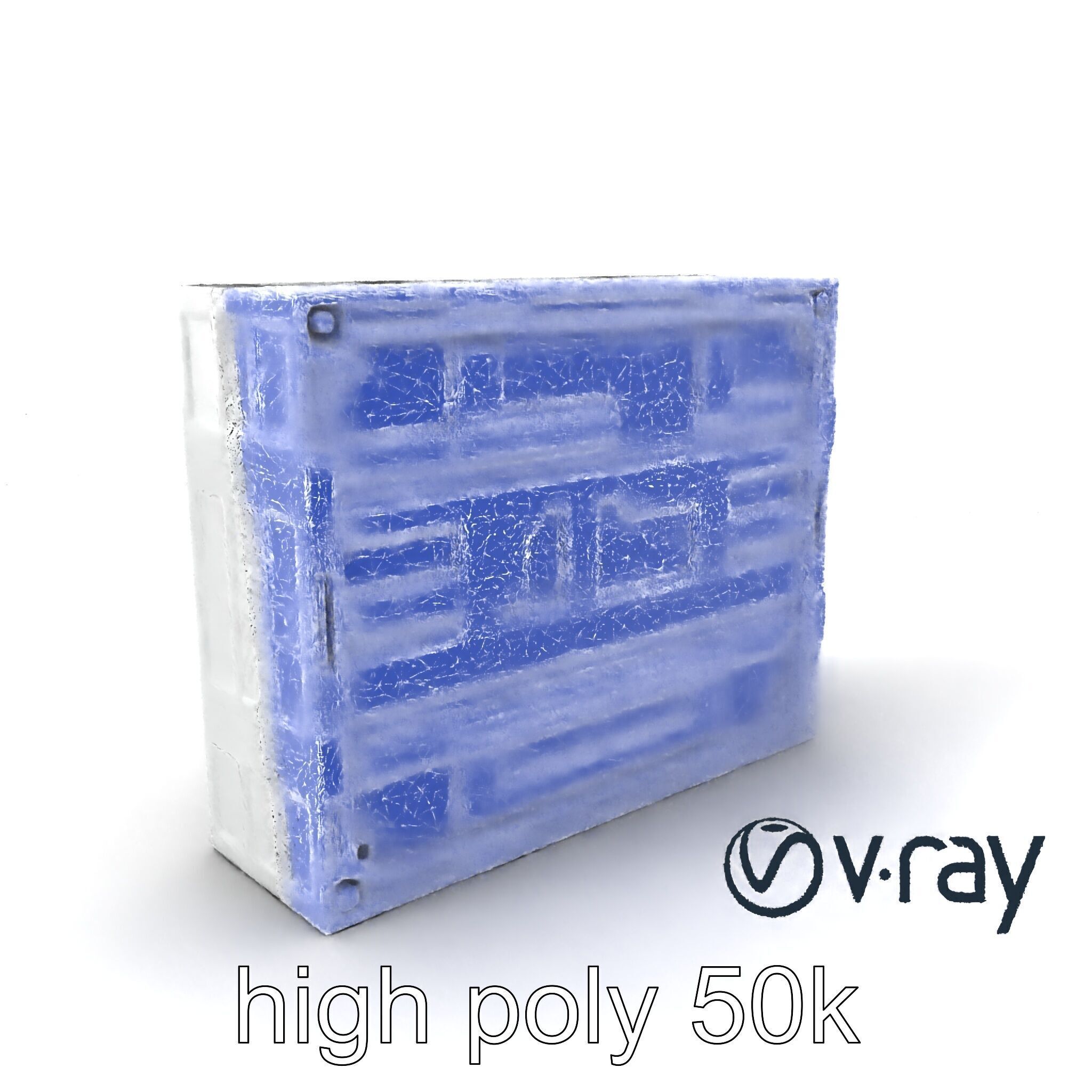 Futuristic Modular Wall Panel Design model pack Low-poly 3D model_1