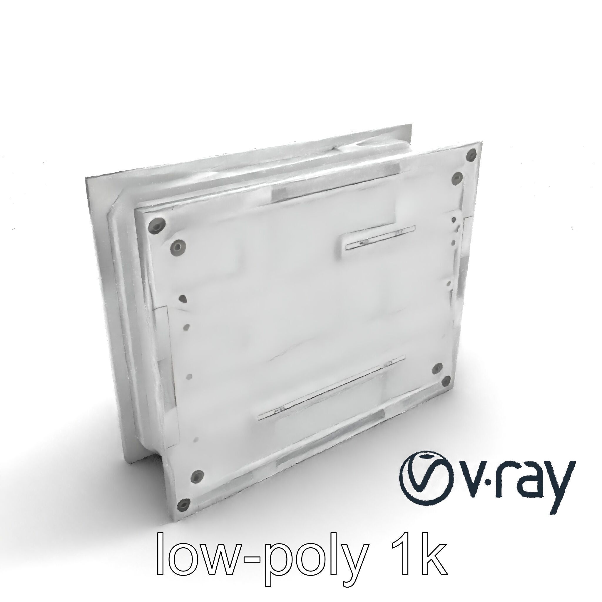 Futuristic Modular Wall Panel Design model pack Low-poly 3D model_8