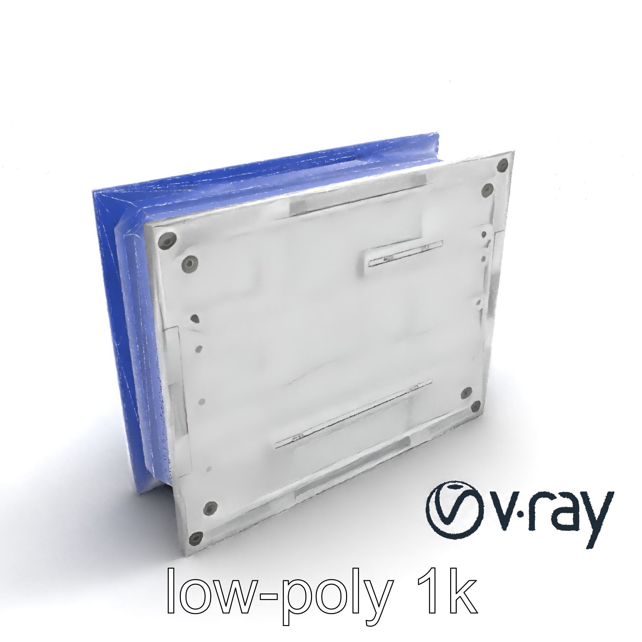 Futuristic Modular Wall Panel Design model pack Low-poly 3D model_11