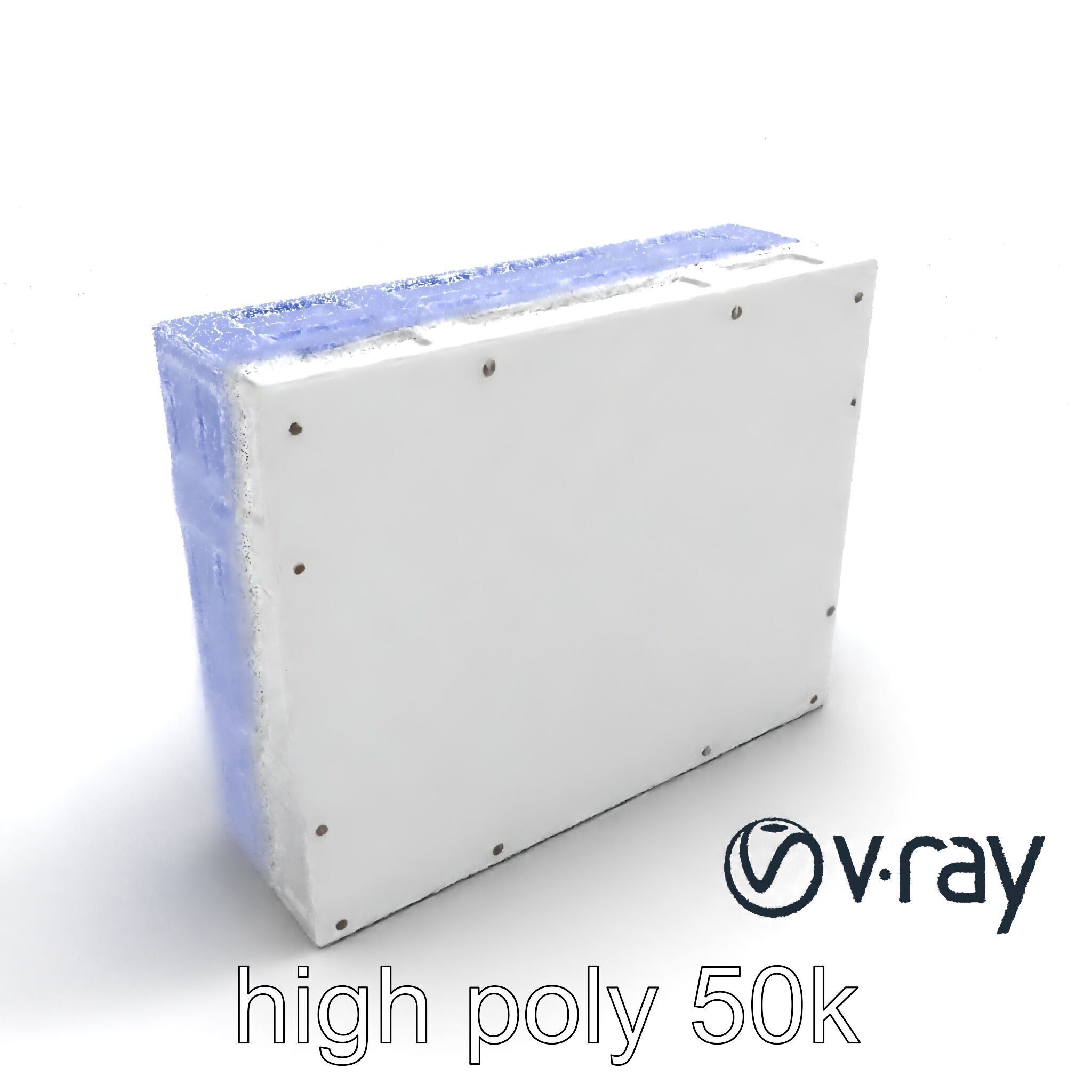 Futuristic Modular Wall Panel Design model pack Low-poly 3D model_14