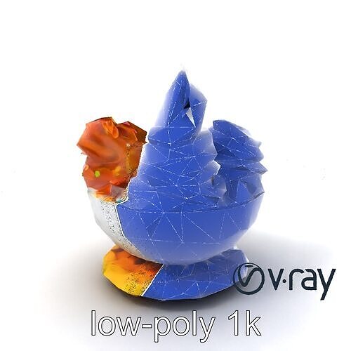 Soft Serve Ice Cream with Toppings Model Pack Low-poly 3D model 7