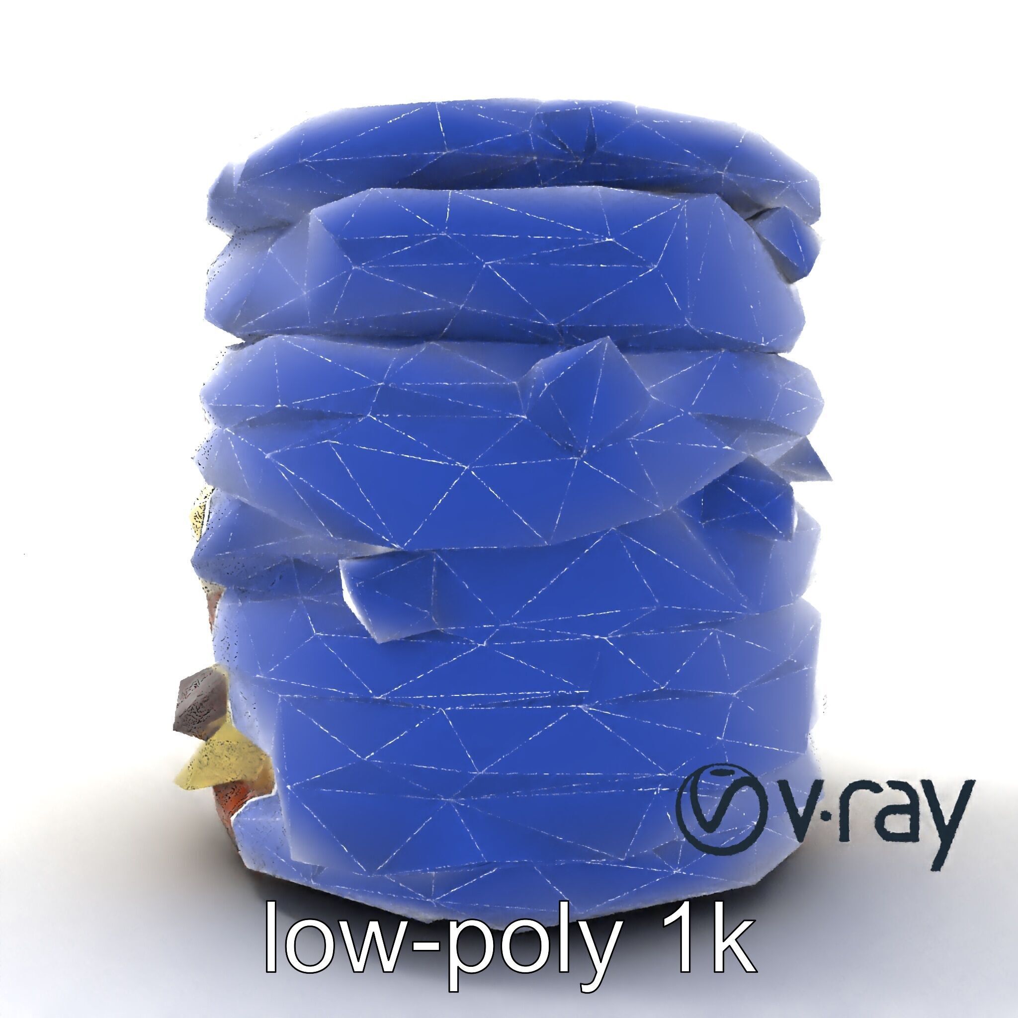 Ice Cream Sandwich Model Pack with Detailed Textures Low-poly 3D model_23